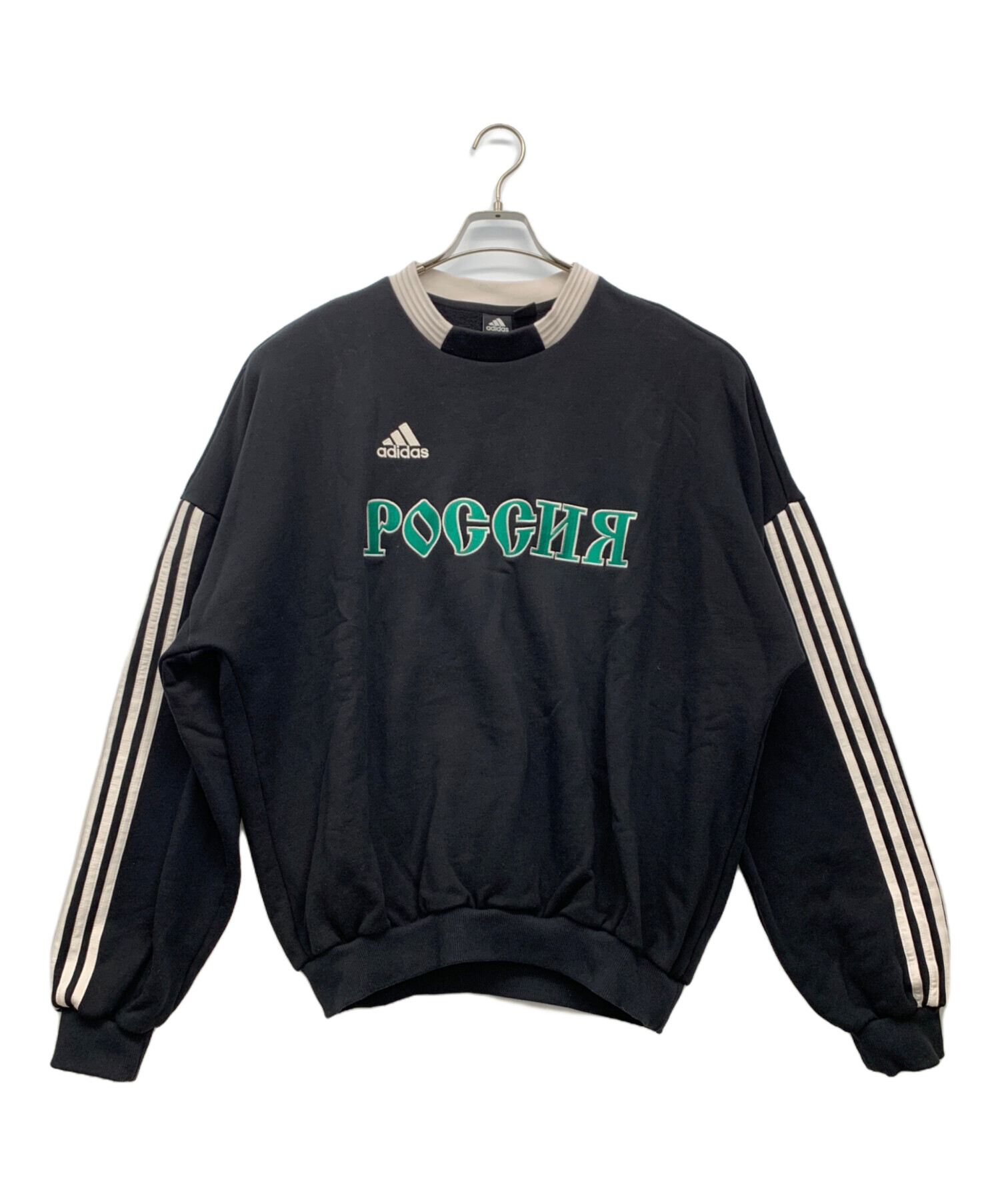 adidas (アディダス) Gosha Rubchinskiy (ゴーシャラブチンスキー) スウェット ブラック サイズ:JPN M