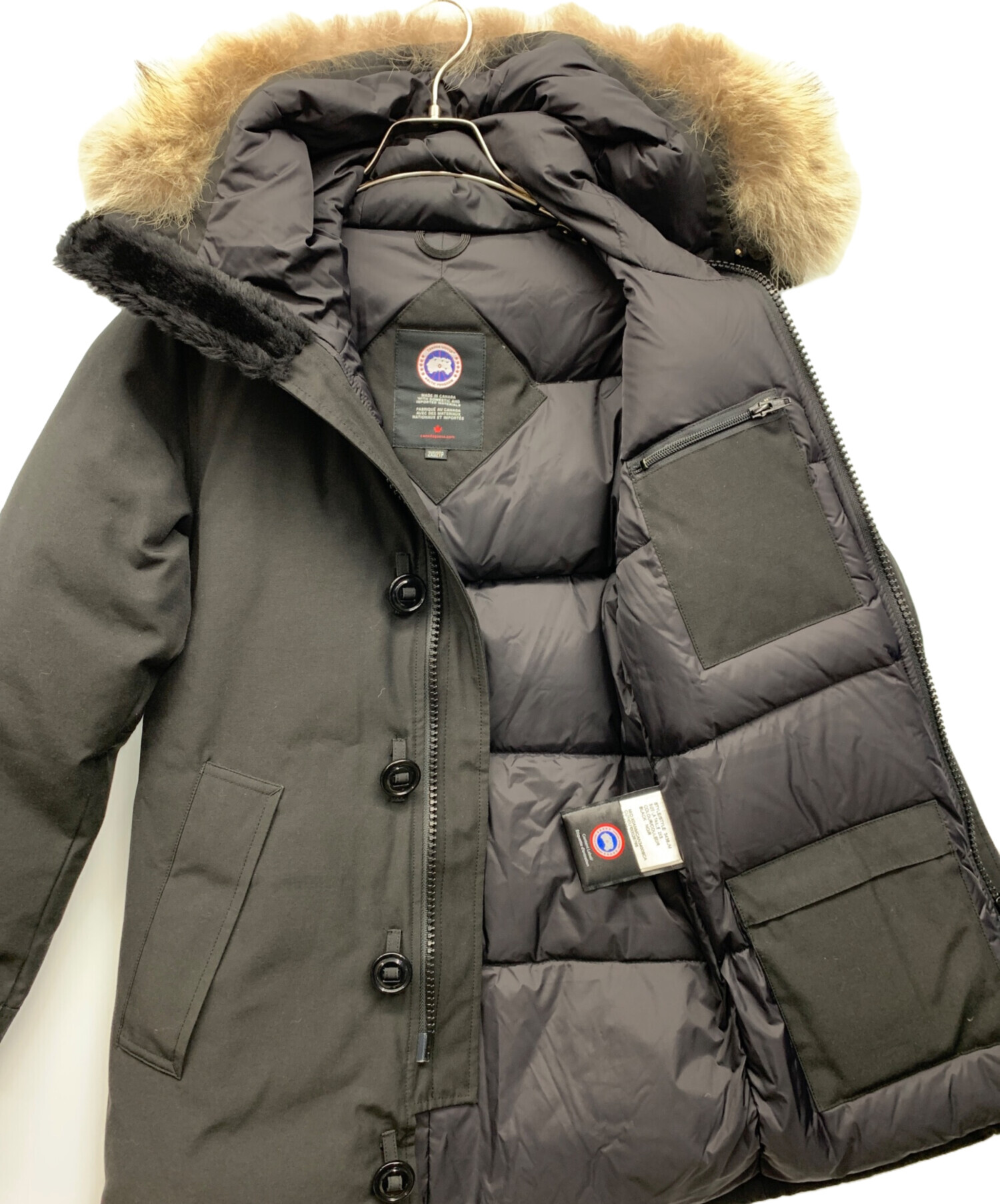 中古・古着通販】CANADA GOOSE (カナダグース) ダウンジャケット ブラック サイズ:2XS｜ブランド・古着通販  トレファク公式【TREFAC FASHION】スマホサイト