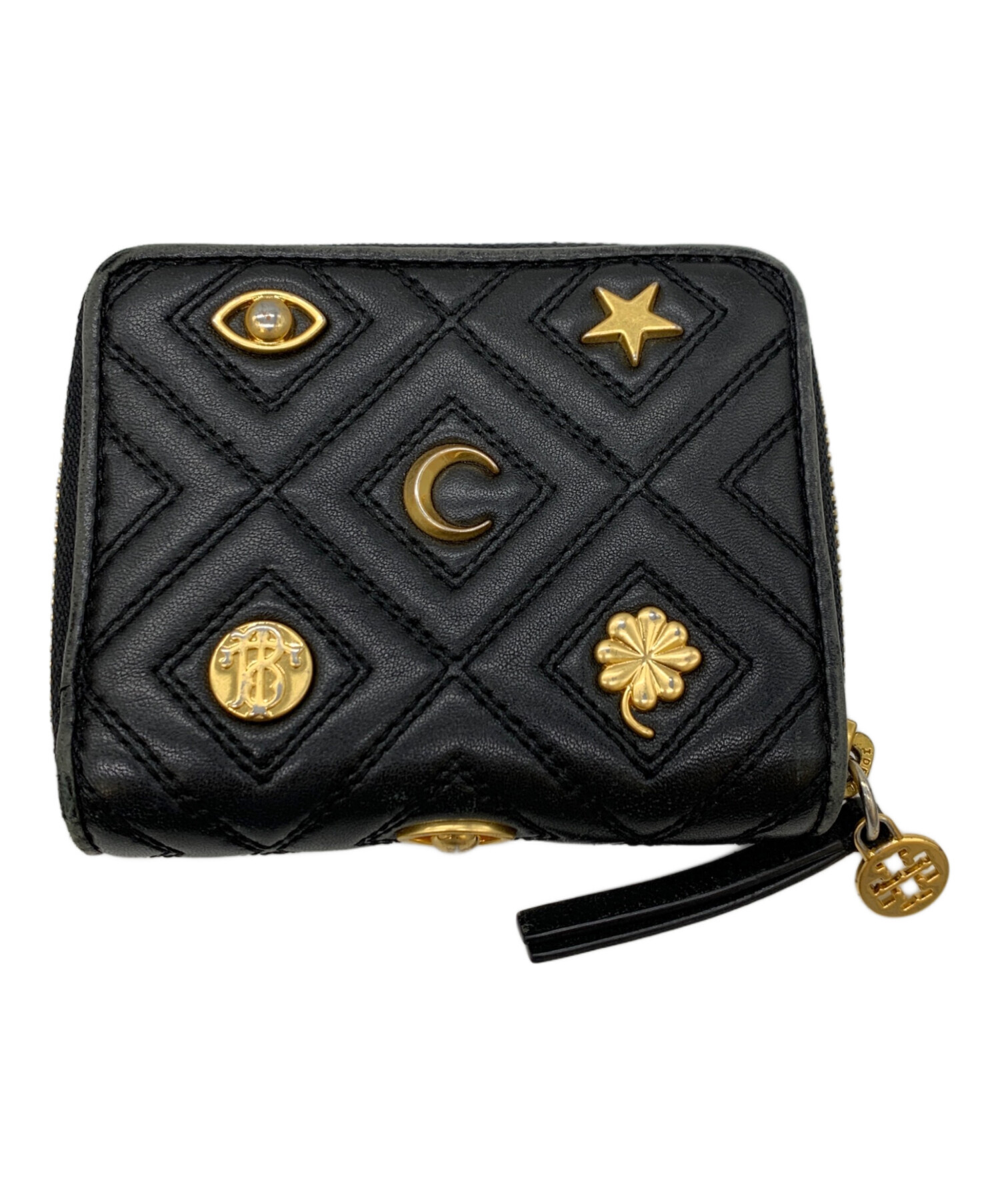 中古・古着通販】TORY BURCH (トリーバーチ) 2つ折り財布 ブラック｜ブランド・古着通販 トレファク公式【TREFAC  FASHION】スマホサイト