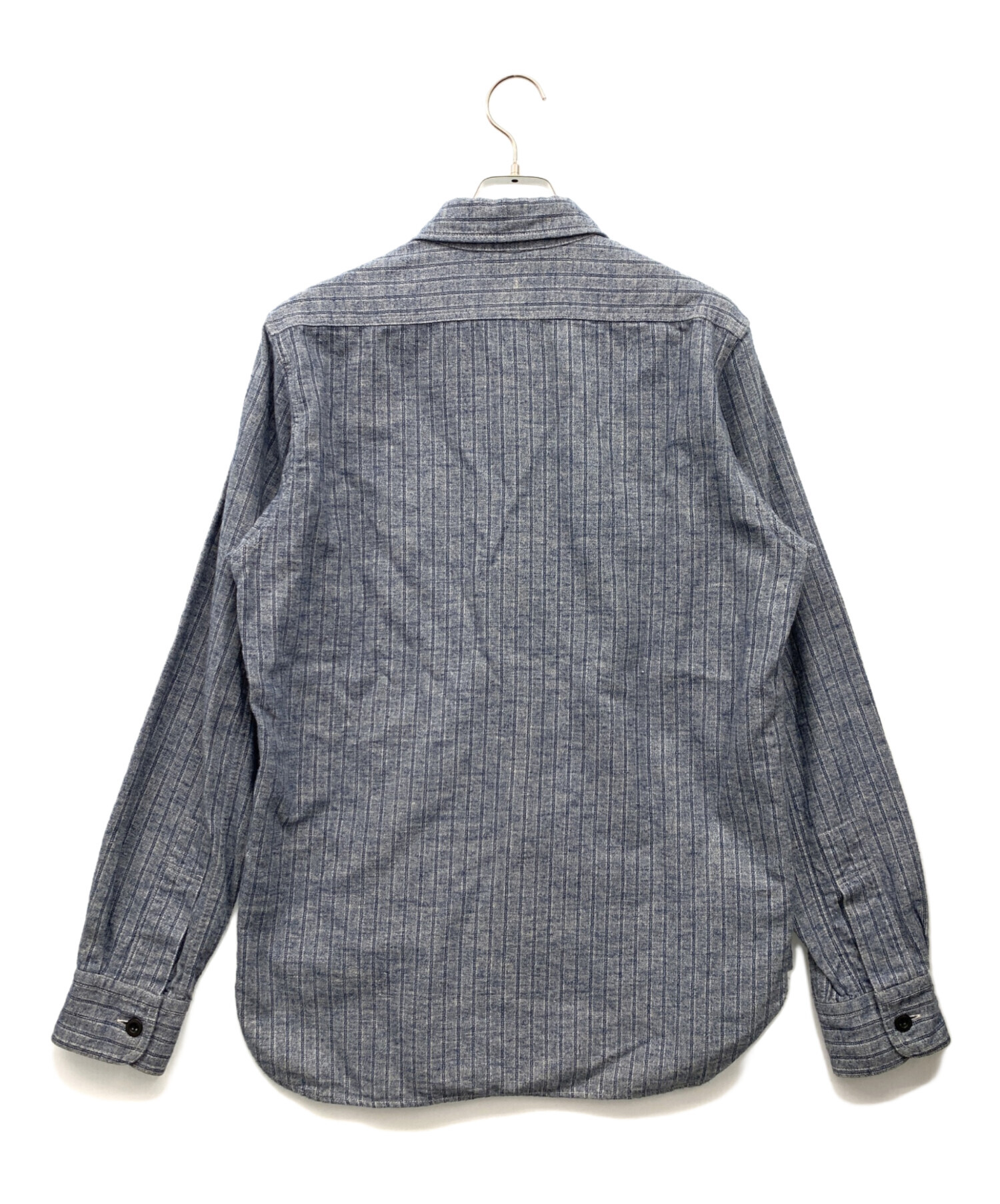 中古・古着通販】NIGEL CABOURN (ナイジェルケーボン) シャツジャケット ブルー サイズ:48｜ブランド・古着通販  トレファク公式【TREFAC FASHION】スマホサイト