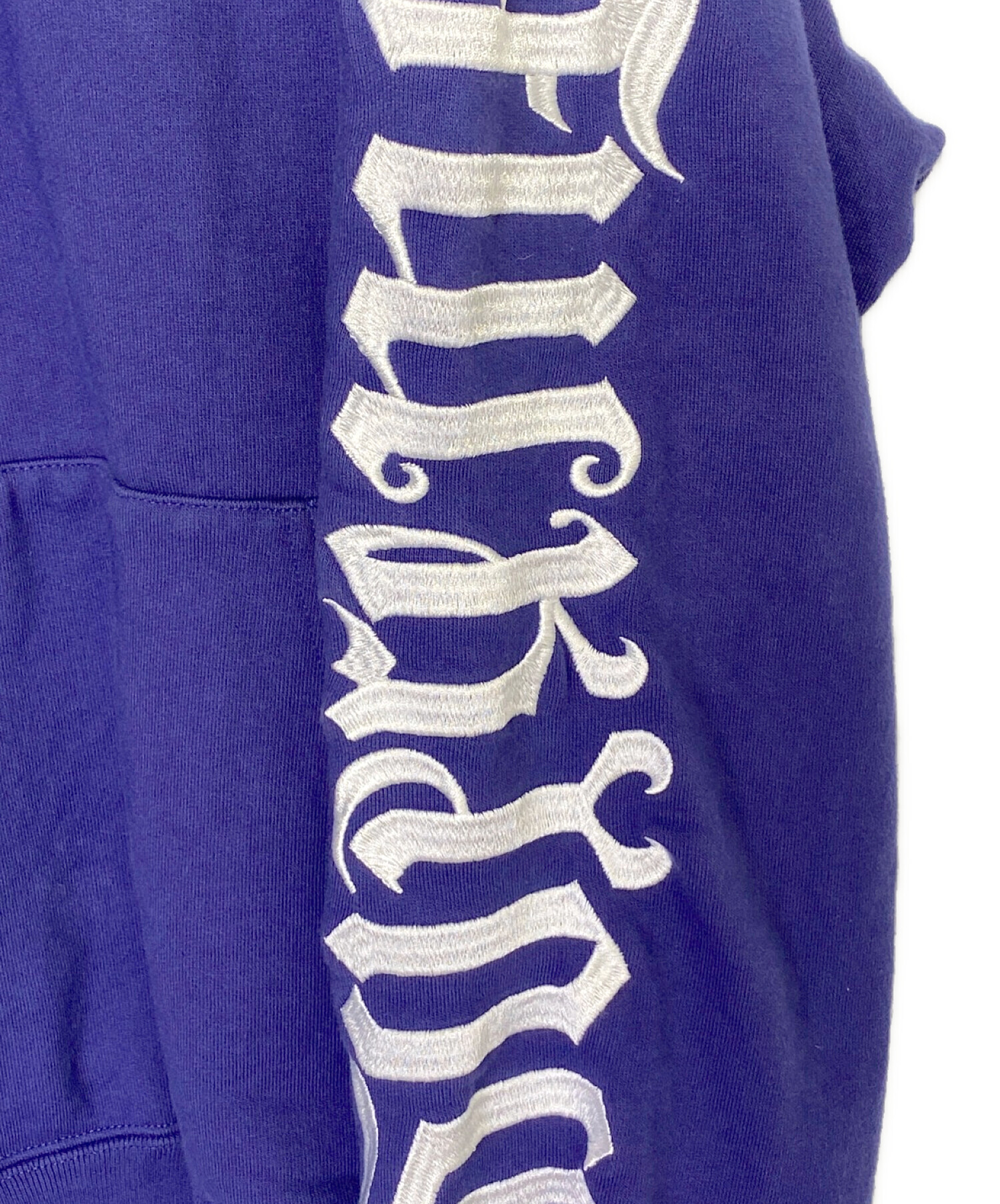 SUPREME (シュプリーム) Ambigram Hooded Sweatshirt パープル サイズ:L