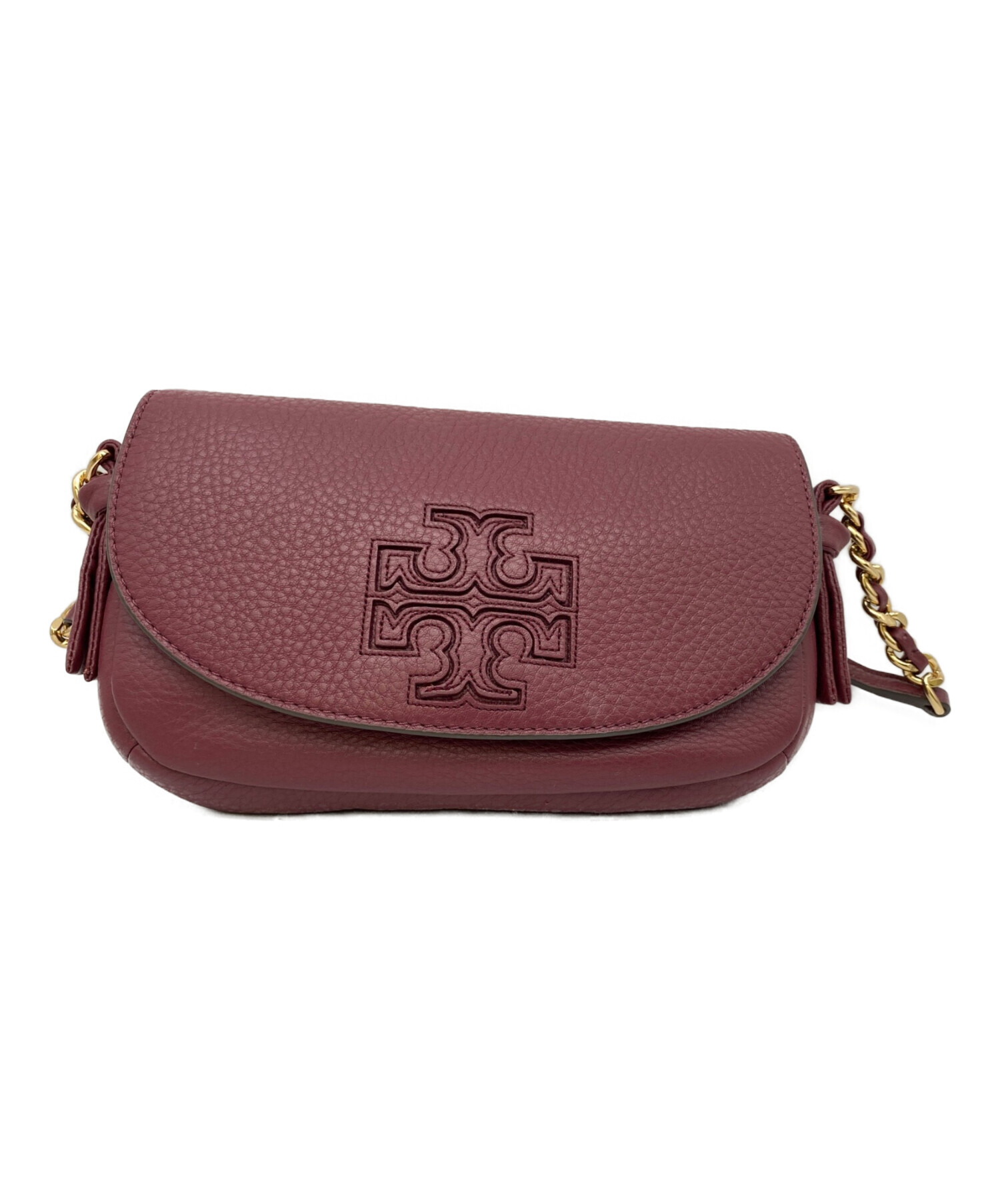 TORY BURCH (トリーバーチ) チェーンショルダーバッグ ワインレッド