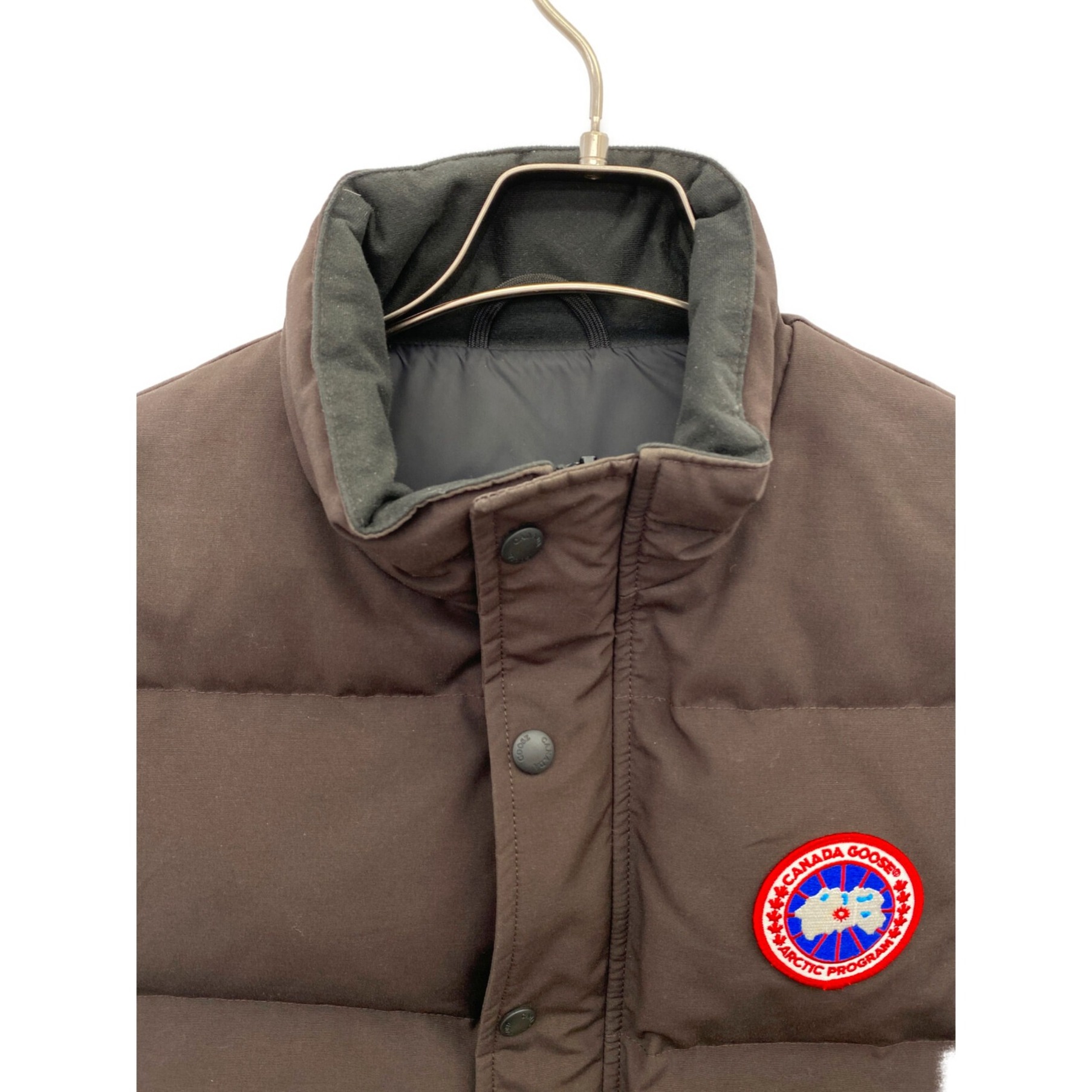 中古・古着通販】CANADA GOOSE (カナダグース) ダウンベスト ブラウン