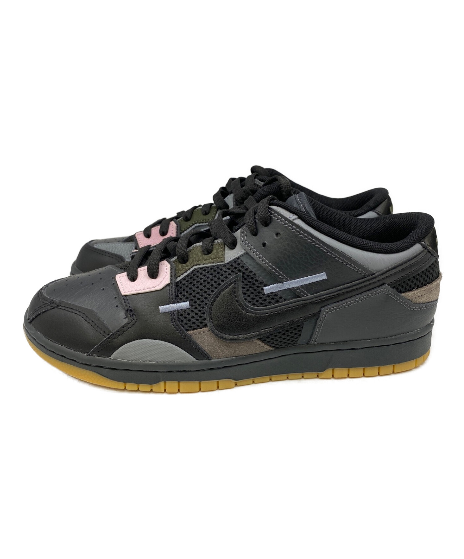 中古・古着通販】NIKE (ナイキ) Dunk Low Scrap ブラック サイズ:28