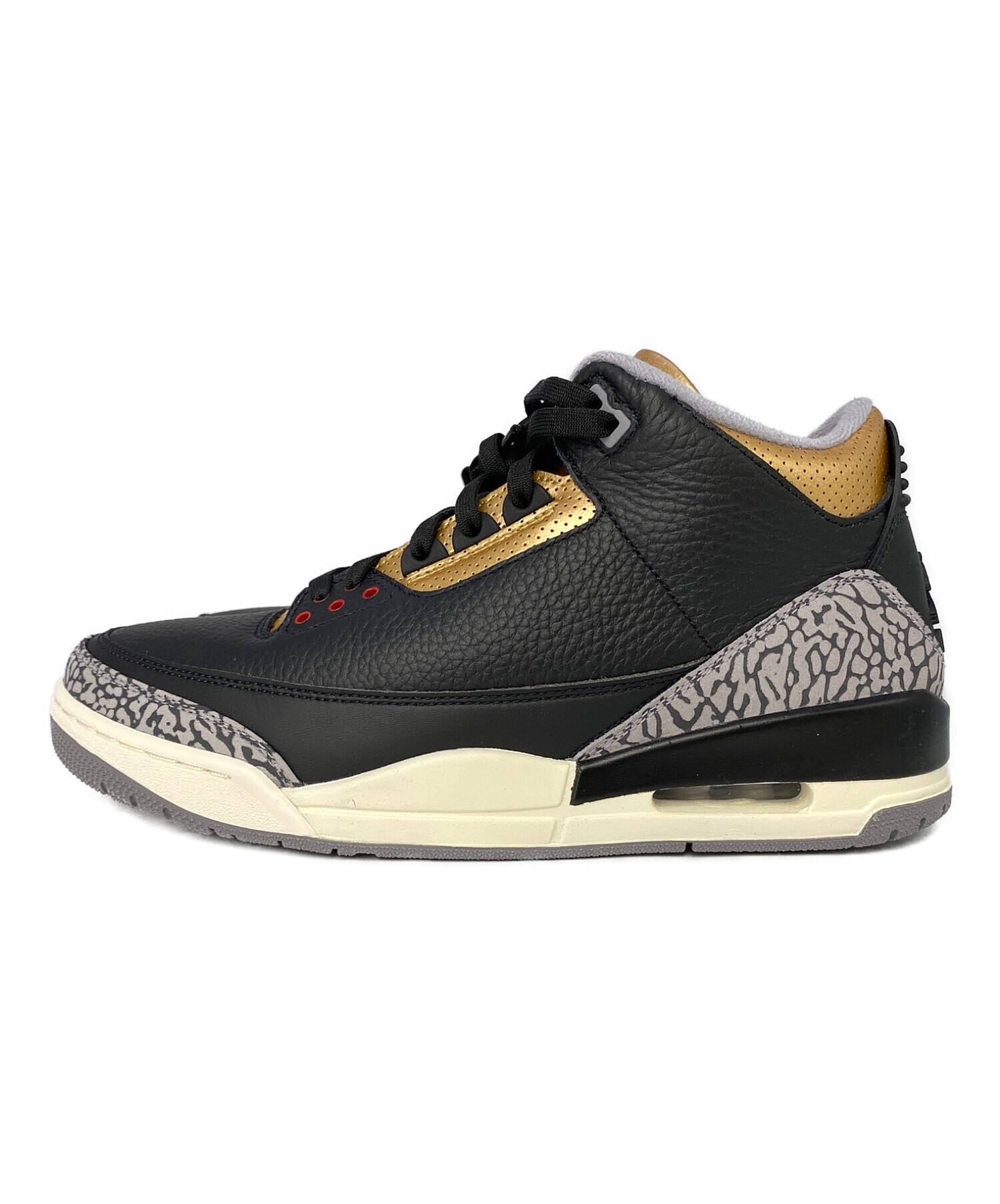 中古・古着通販】NIKE (ナイキ) WMNS AIR JORDAN 3 RETRO ブラック