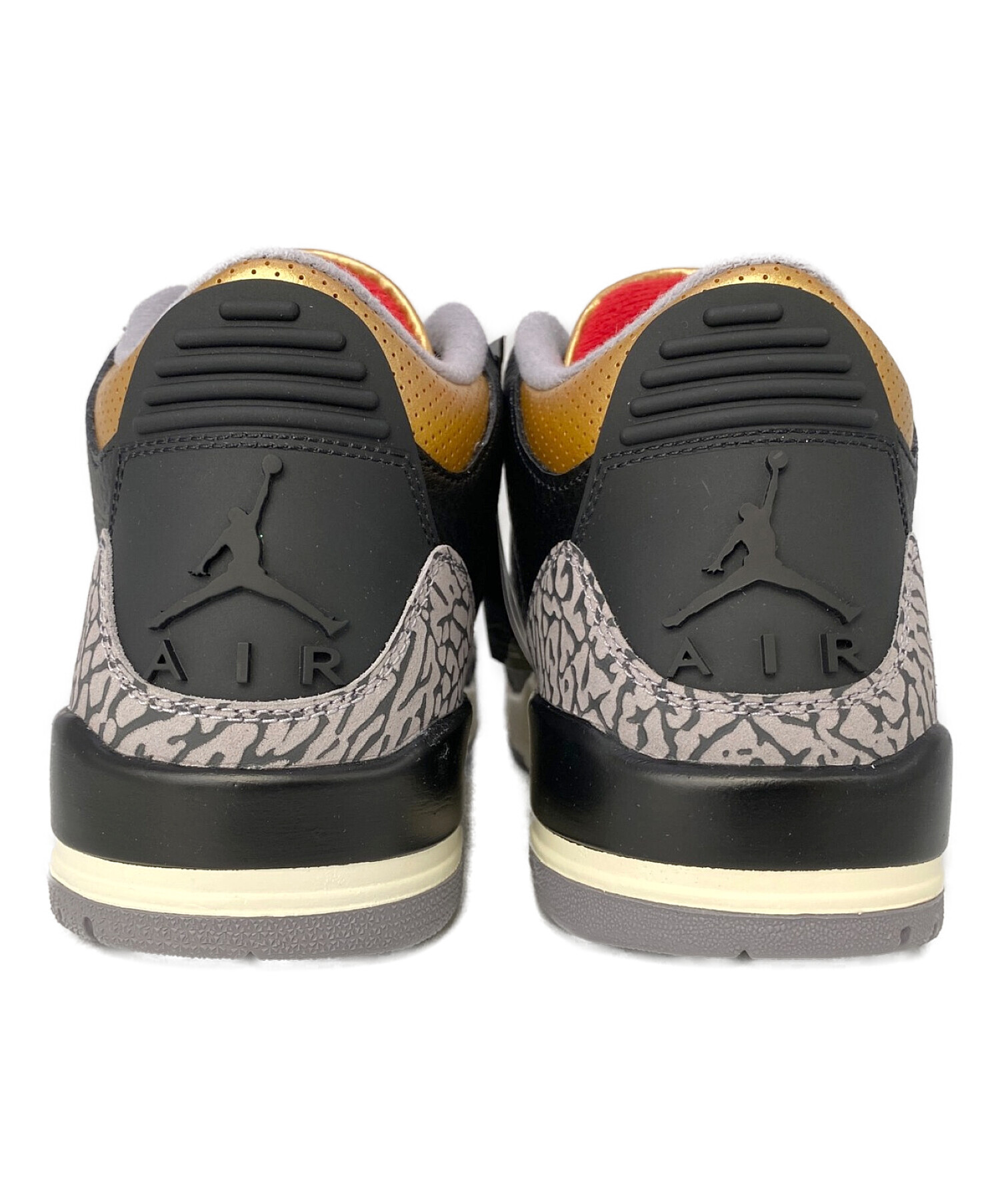 中古・古着通販】NIKE (ナイキ) WMNS AIR JORDAN 3 RETRO ブラック