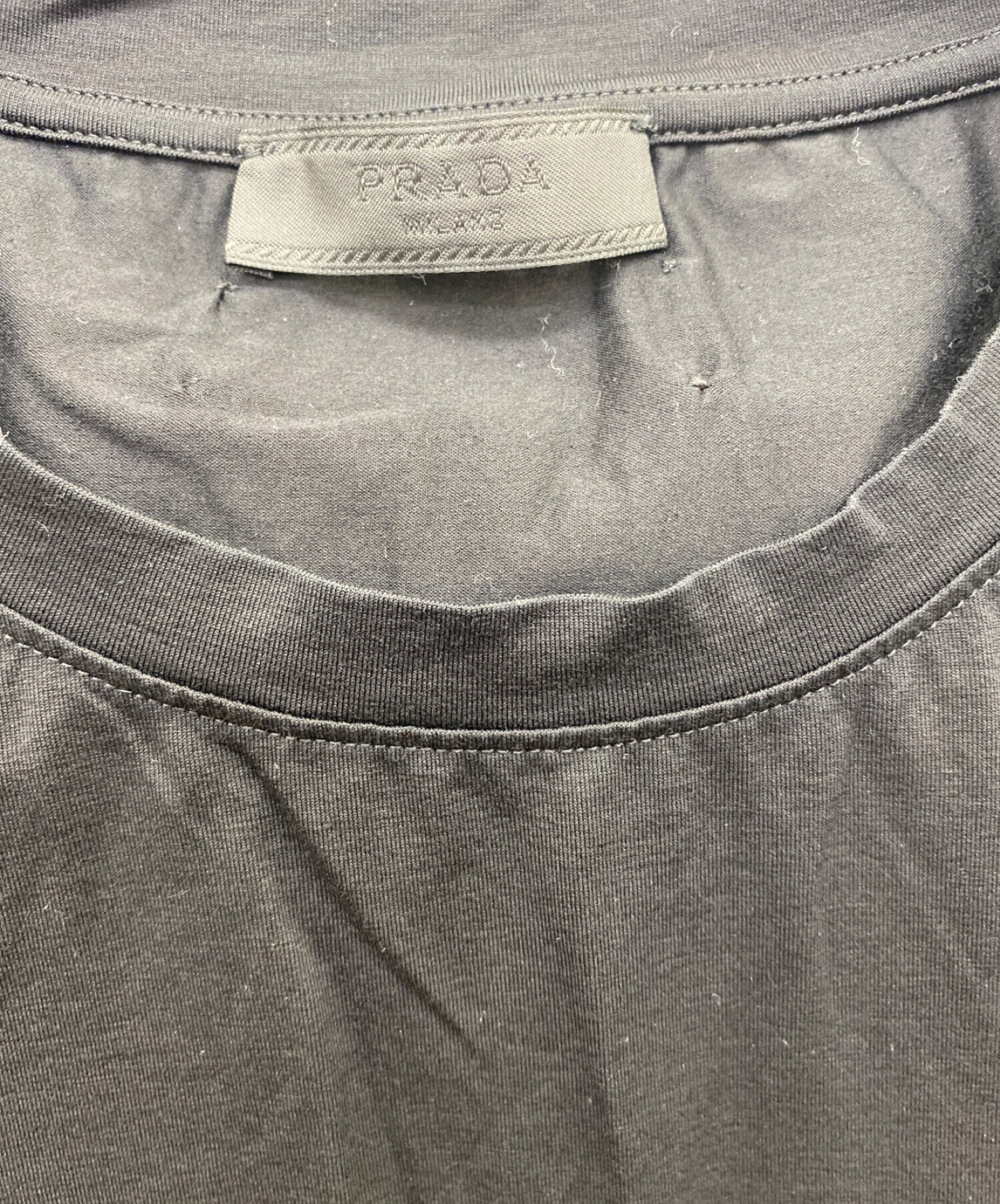 中古・古着通販】PRADA (プラダ) パックT ブラック サイズ:XL