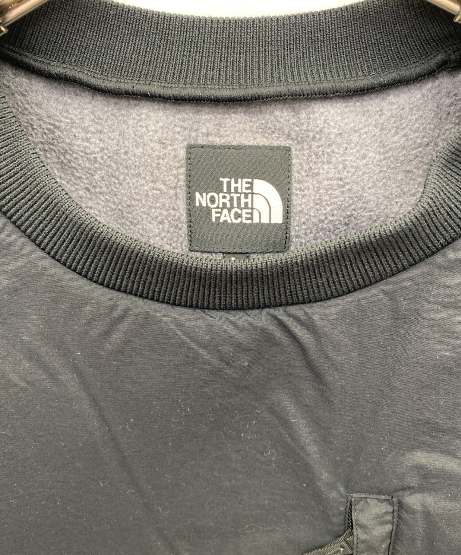 THE NORTH FACE (ザ ノース フェイス) デナリクルー グレー×ブラック サイズ:L