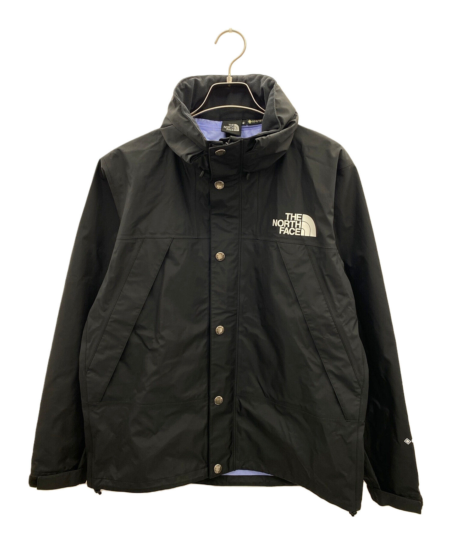 中古・古着通販】THE NORTH FACE (ザ ノース フェイス) マウンテンレインテックスジャケット ブラック×ブルー サイズ:S｜ブランド・古着通販  トレファク公式【TREFAC FASHION】スマホサイト