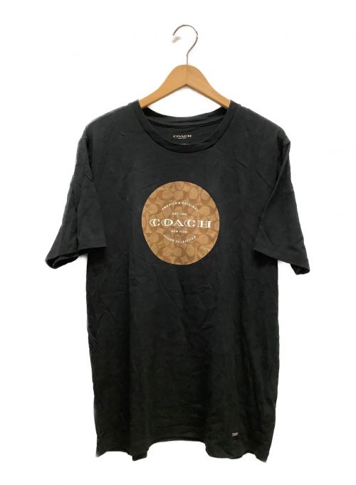 中古・古着通販】COACH (コーチ) シグネチャーロゴTシャツ ブラック