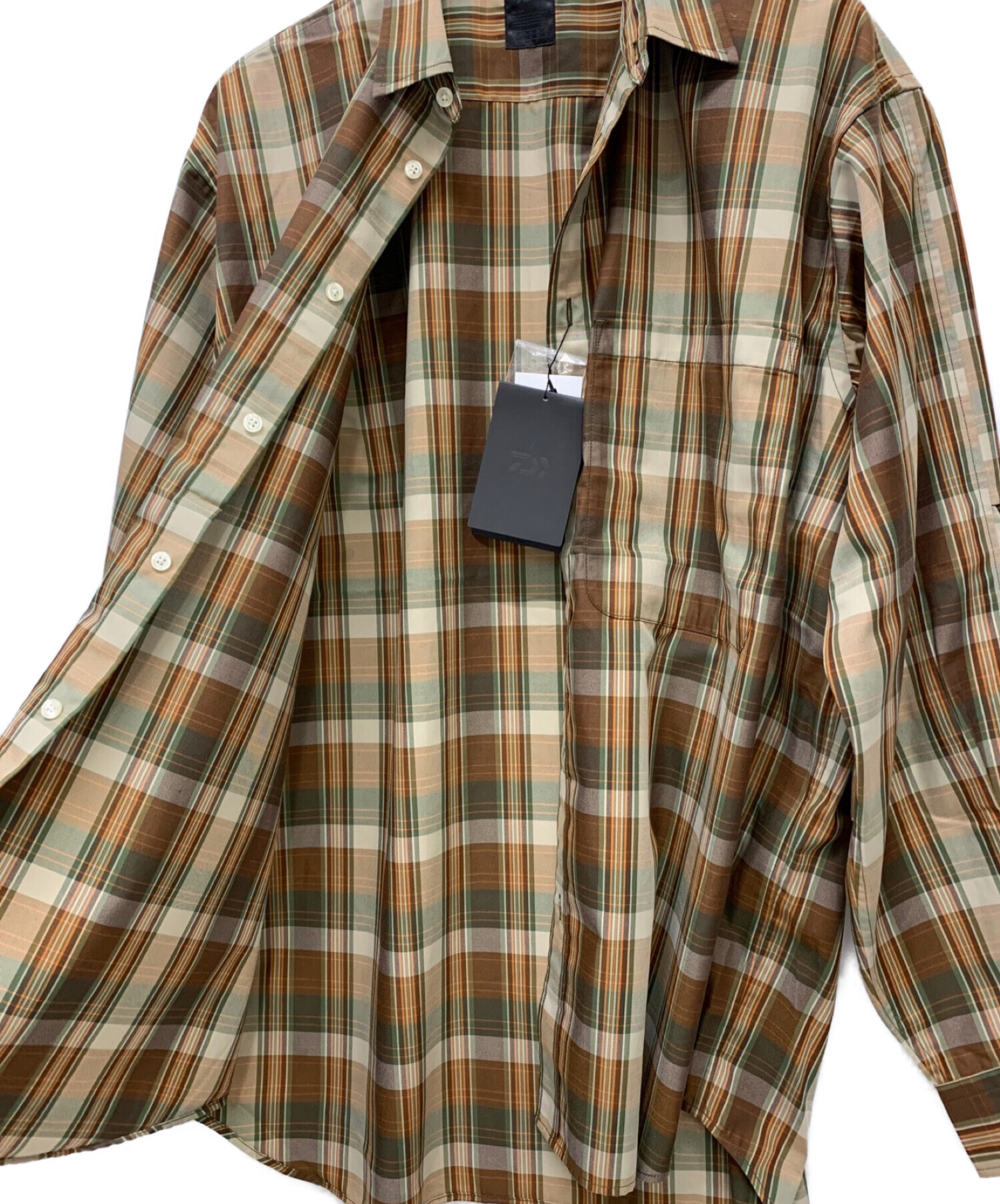 DAIWA PIER39 (ダイワ ピア39) チェックシャツ ブラウン サイズ:L