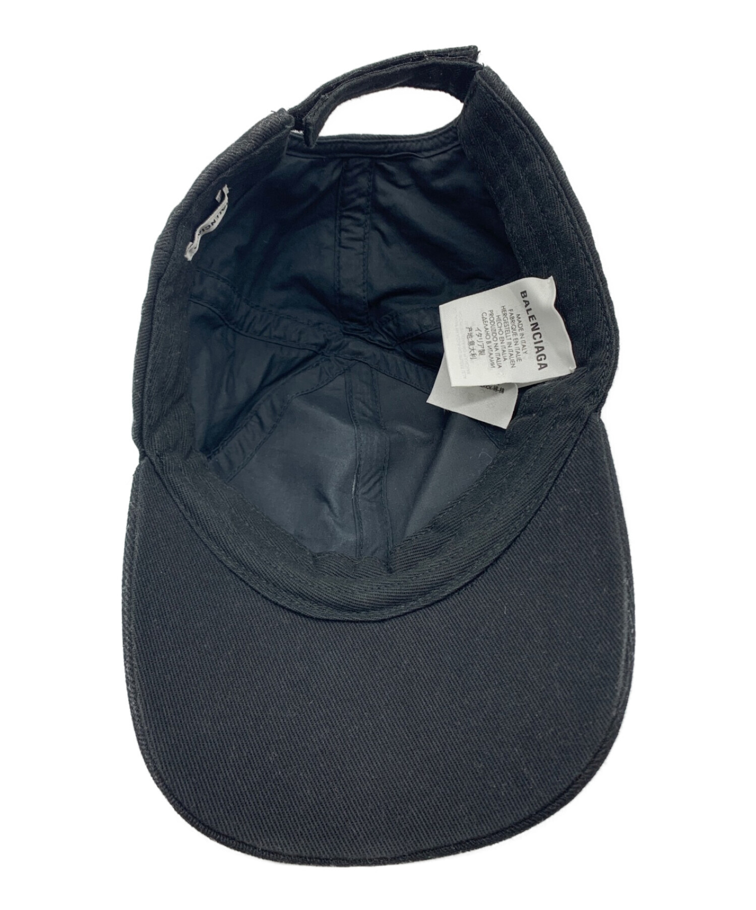 BALENCIAGA バレンシアガ　ロゴ　キャップ　黒　ブラック帽子