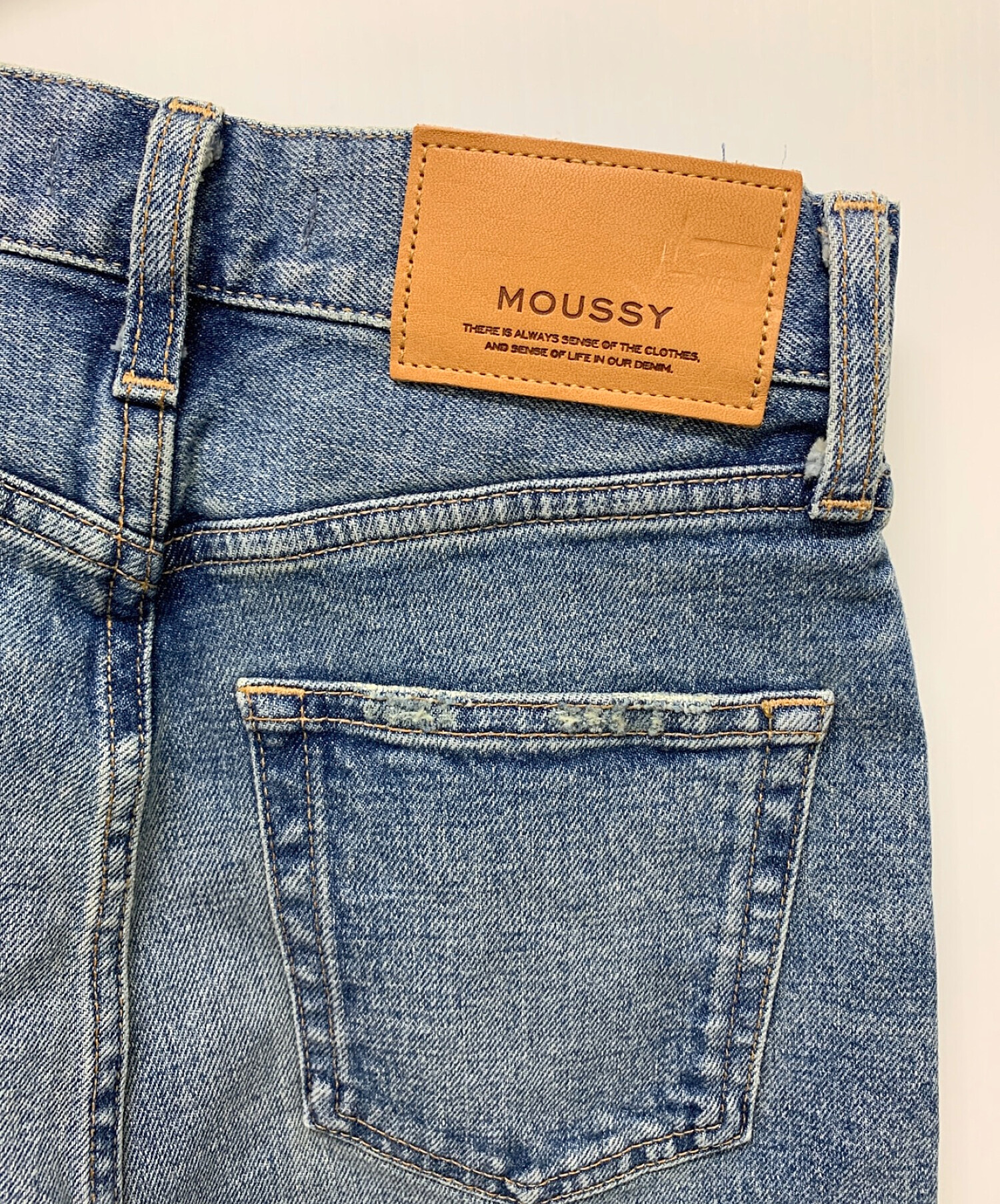 中古・古着通販】moussy (マウジー) フレアデニム インディゴ サイズ