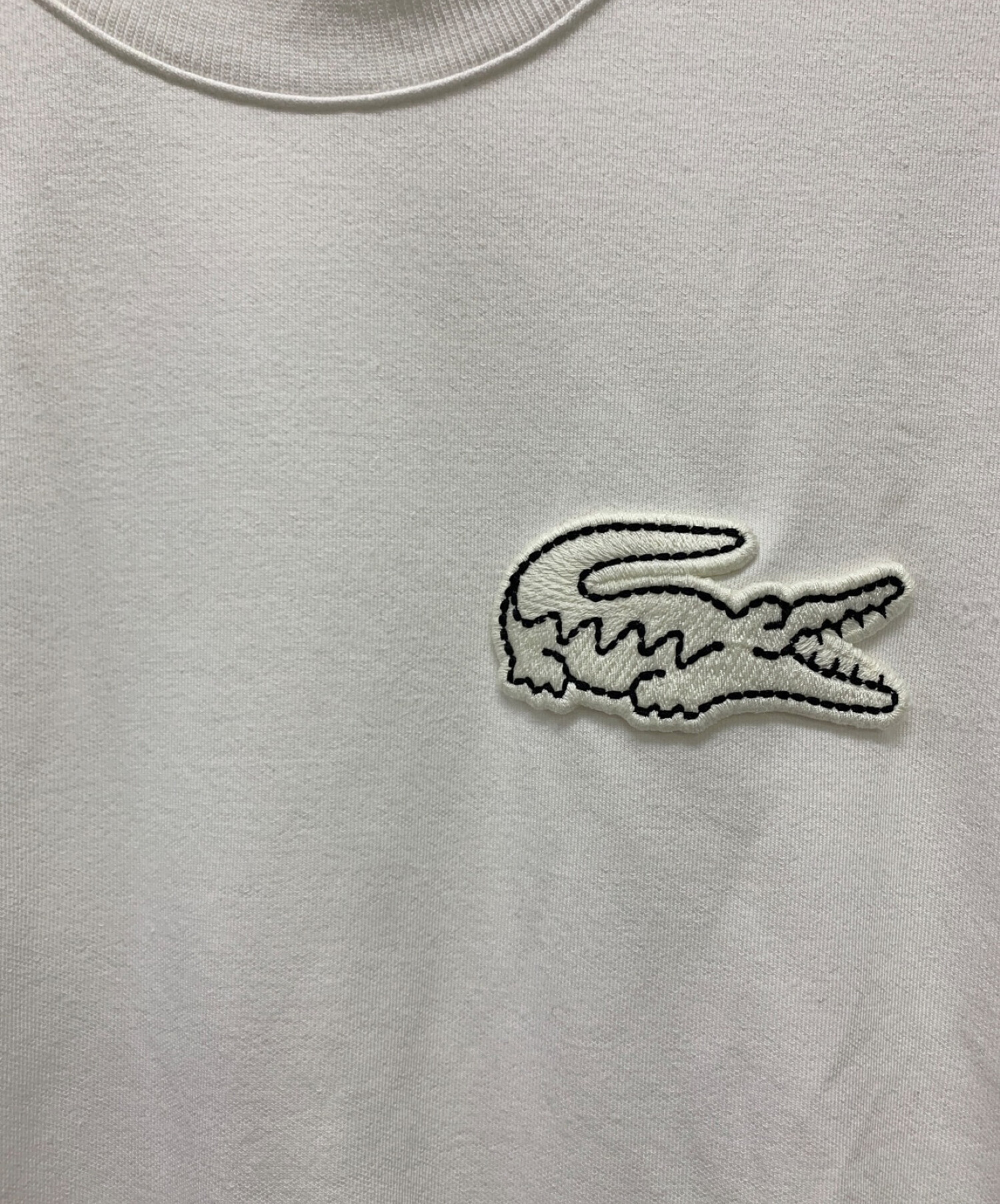 中古・古着通販】LACOSTE (ラコステ) スウェット ホワイト サイズ:XS