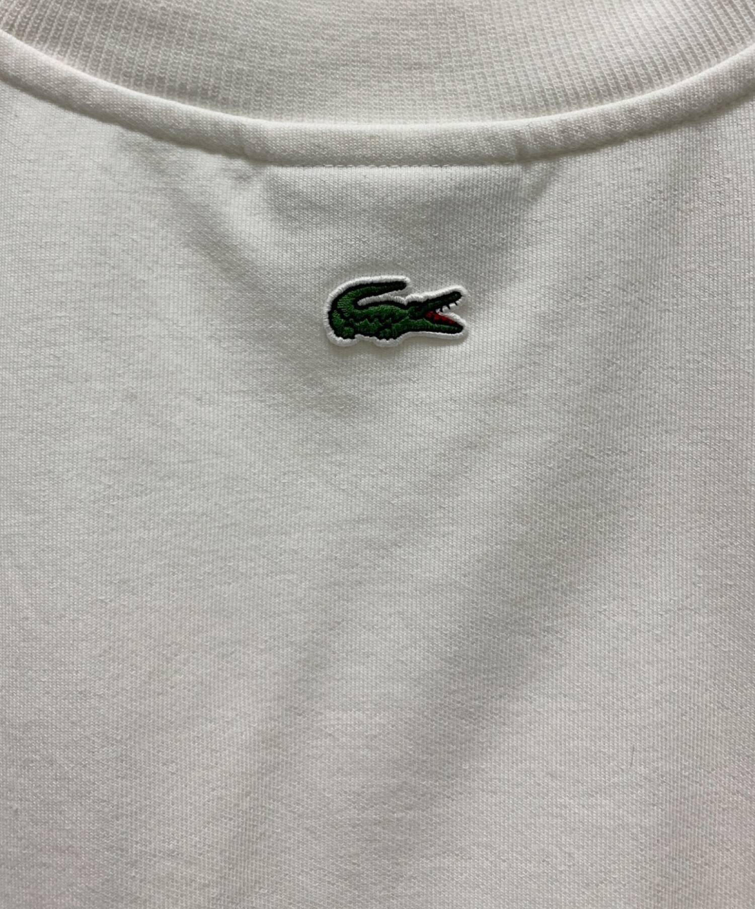 中古・古着通販】LACOSTE (ラコステ) スウェット ホワイト サイズ:XS