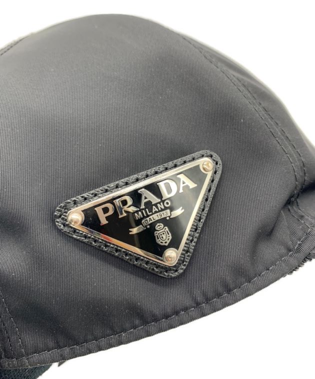 中古・古着通販】PRADA (プラダ) ベースボールキャップ ブラック｜ブランド・古着通販 トレファク公式【TREFAC FASHION】スマホサイト