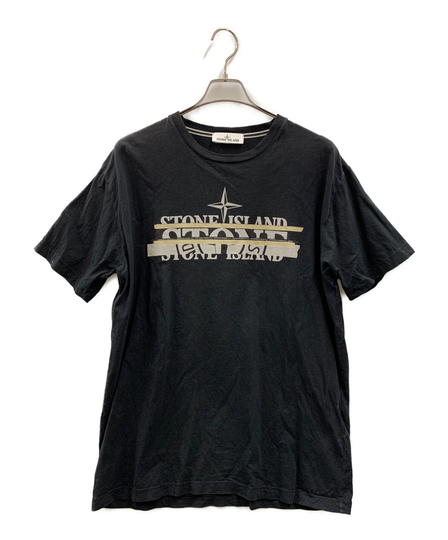 中古・古着通販】STONE ISLAND (ストーンアイランド) Tシャツ ブラック