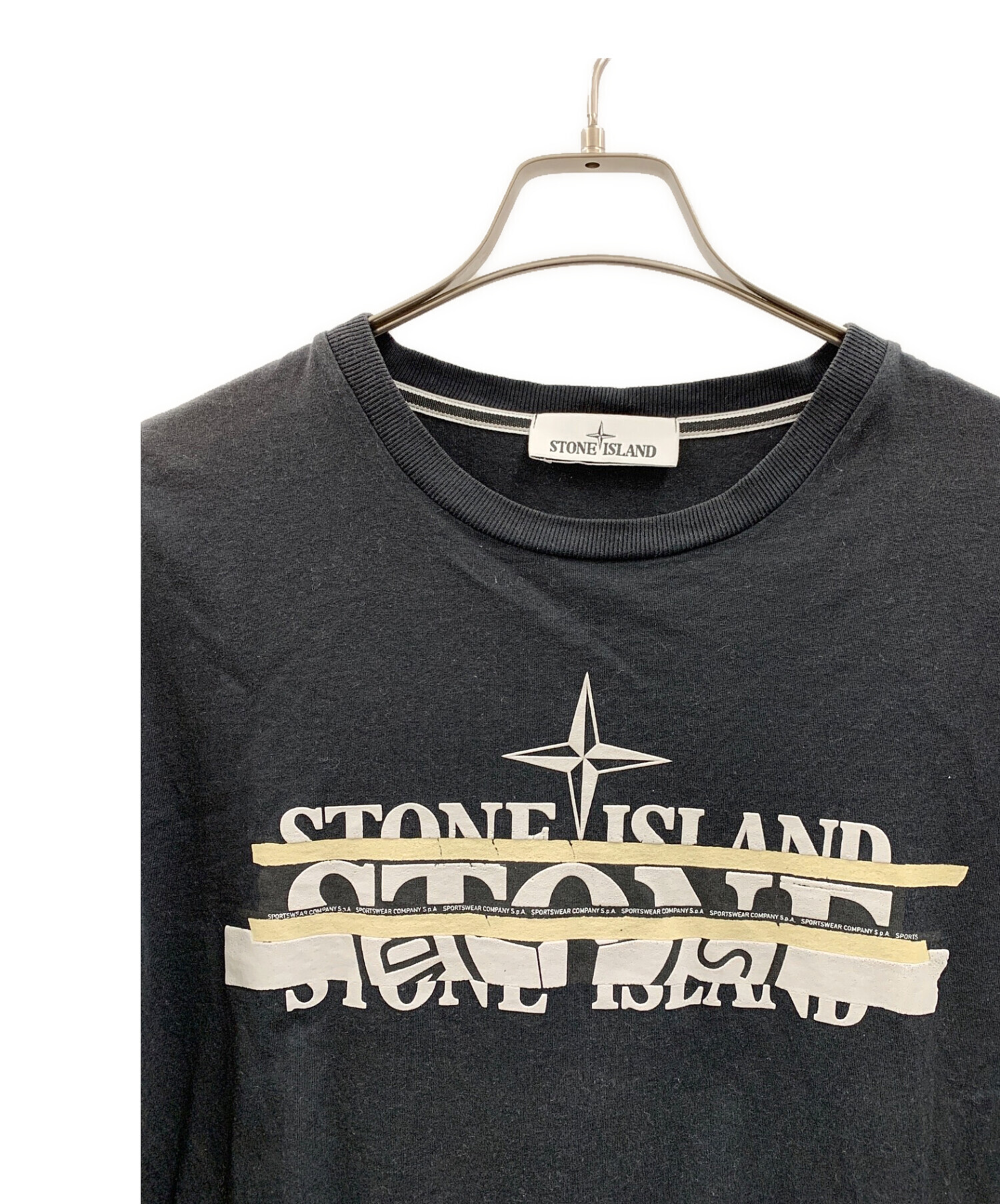 STONE ISLAND (ストーンアイランド) Tシャツ ブラック サイズ:XXL