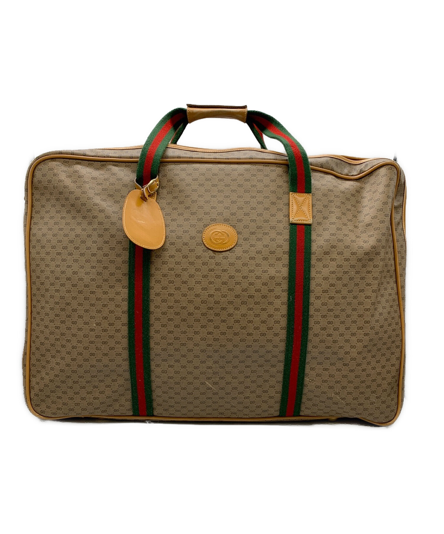 中古・古着通販】GUCCI (グッチ) ボストンバッグ ブラウン｜ブランド