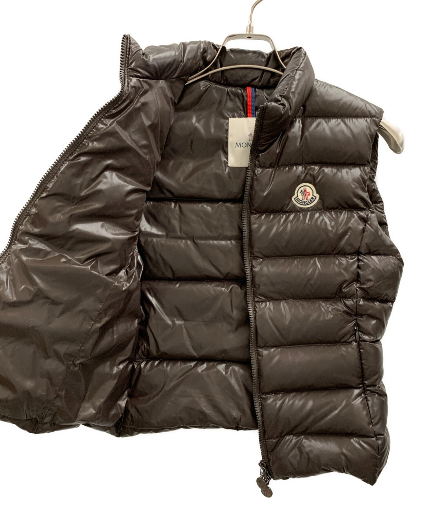 中古・古着通販】MONCLER (モンクレール) GHANYダウンベスト ブラウン