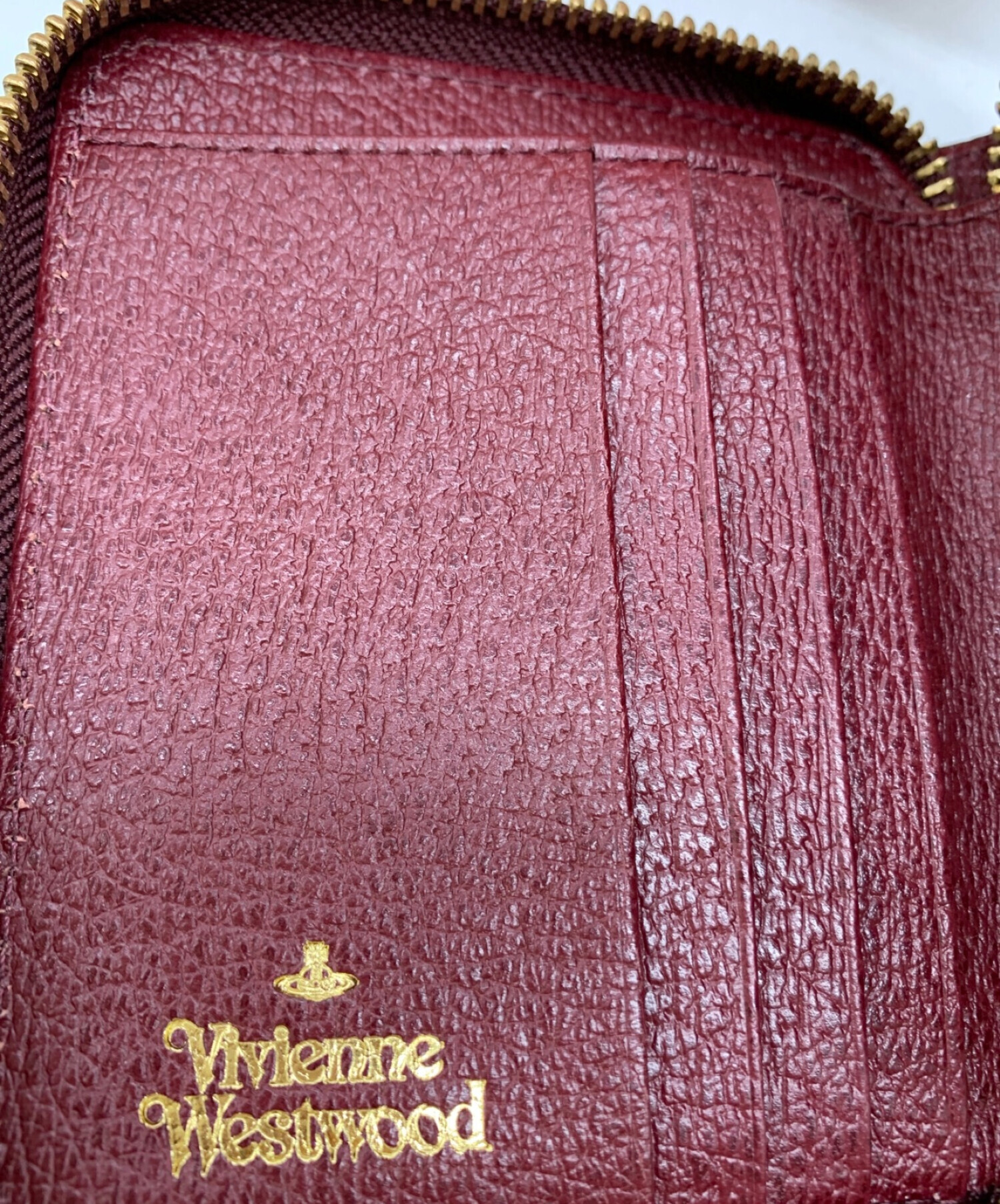 中古・古着通販】Vivienne Westwood (ヴィヴィアンウエストウッド) Vivienne Westwood ラウンドファスナーウォレット  ワインレッド｜ブランド・古着通販 トレファク公式【TREFAC FASHION】スマホサイト