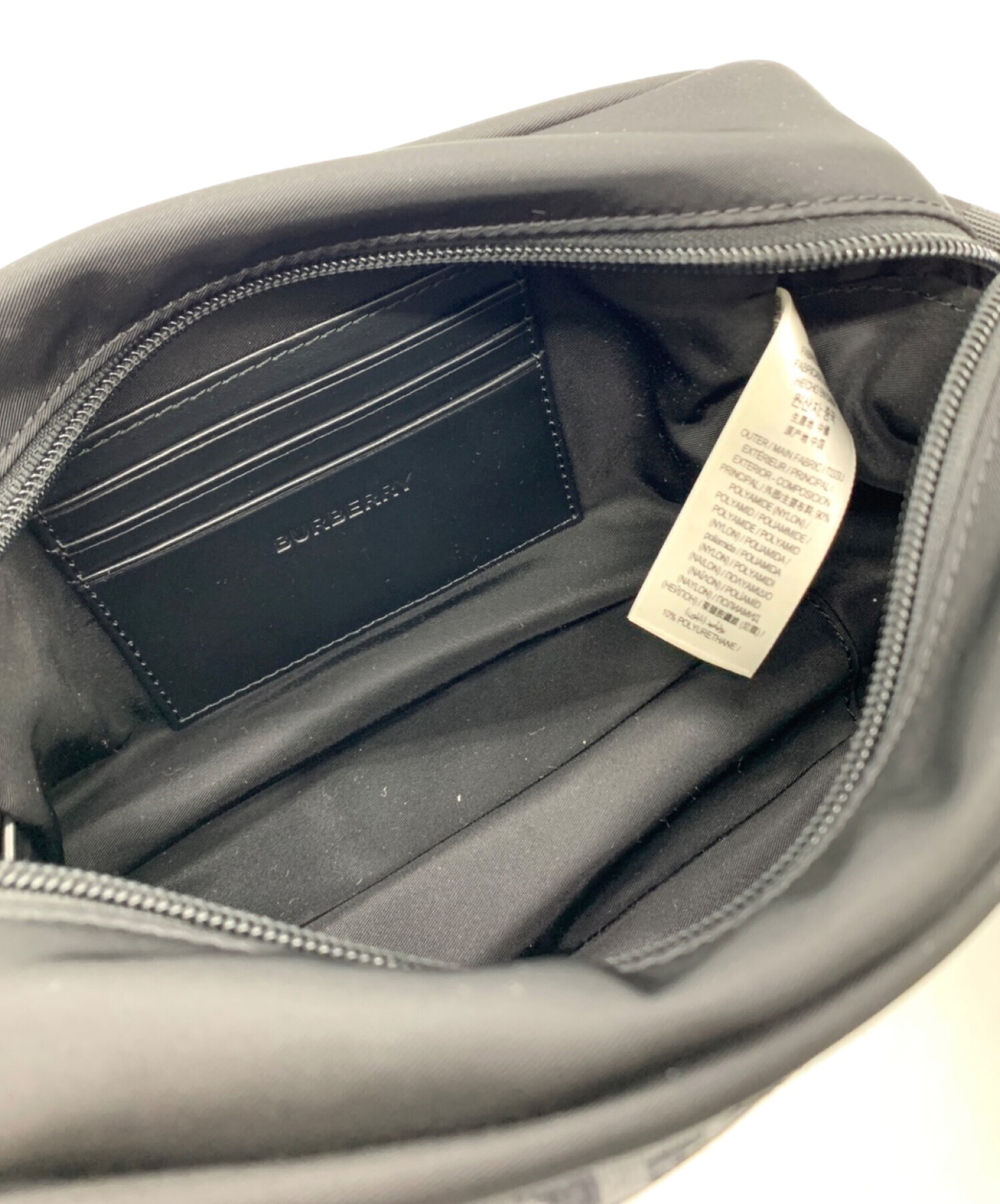 中古・古着通販】BURBERRY (バーバリー) ショルダーバッグ ブラック