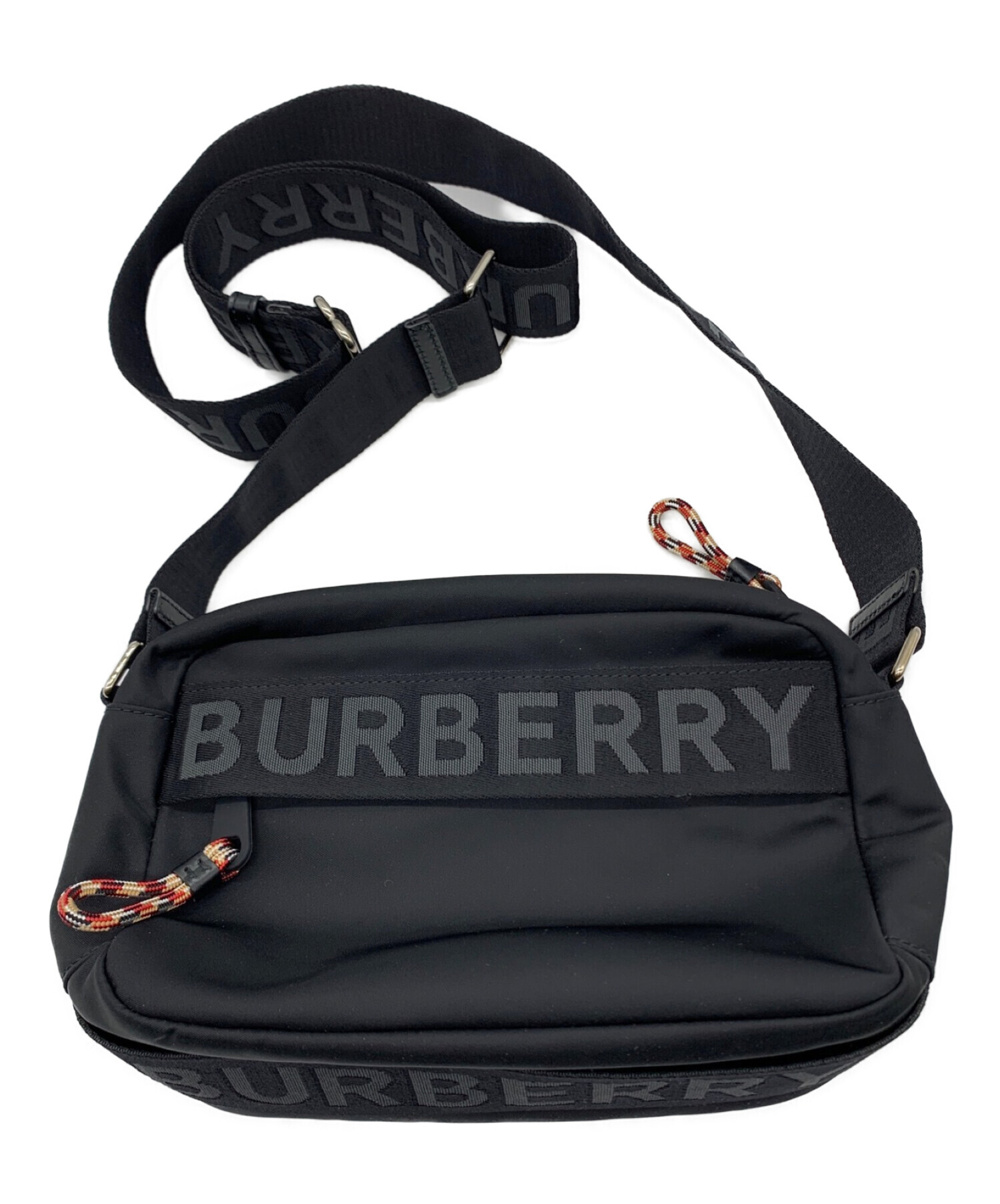 中古・古着通販】BURBERRY (バーバリー) ショルダーバッグ ブラック