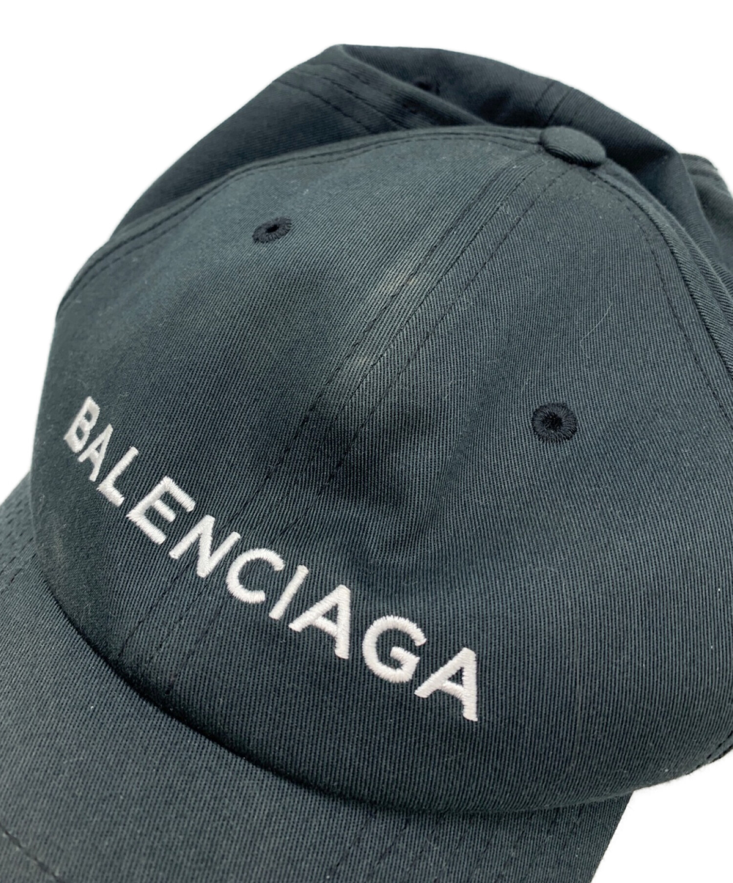 BALENCIAGA 帽子 キャップ ベースボールキャップ ブラック-