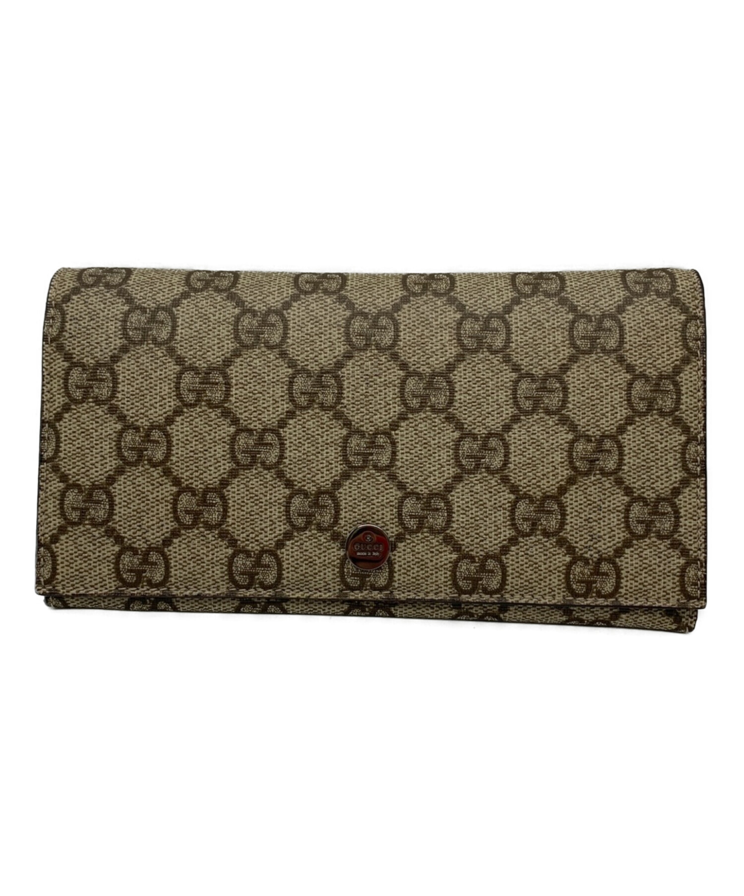 中古・古着通販】GUCCI (グッチ) 長財布 ブラウン｜ブランド・古着通販