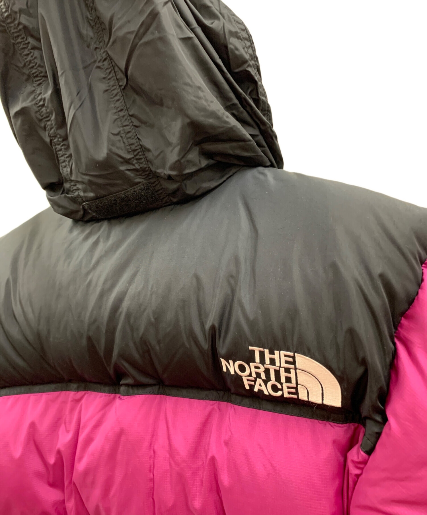 中古・古着通販】THE NORTH FACE (ザ ノース フェイス) ショートヌプシジャケット ブラック×パープル サイズ:S｜ブランド・古着通販  トレファク公式【TREFAC FASHION】スマホサイト