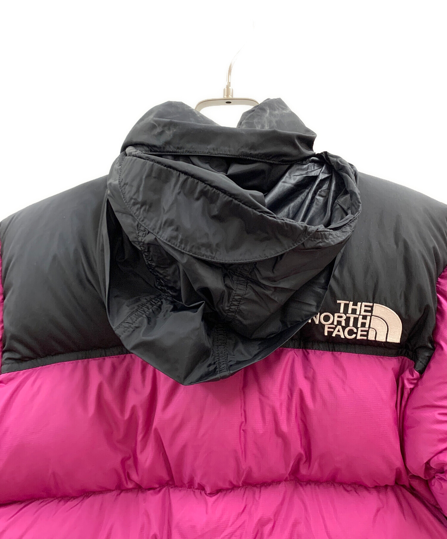 中古・古着通販】THE NORTH FACE (ザ ノース フェイス) ショートヌプシジャケット ブラック×パープル サイズ:S｜ブランド・古着通販  トレファク公式【TREFAC FASHION】スマホサイト