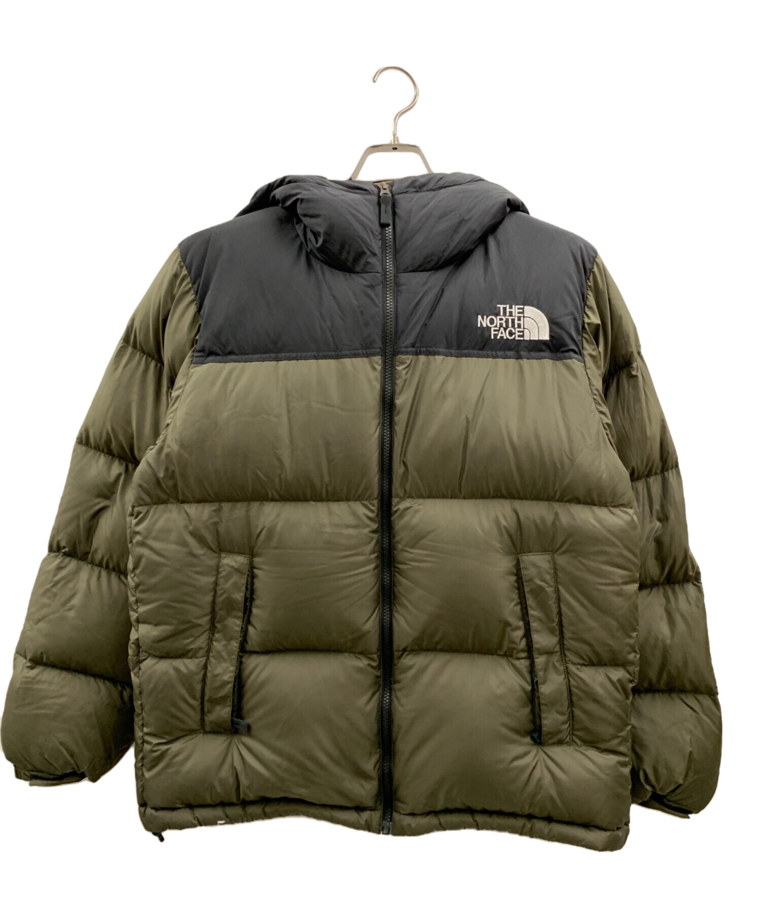 中古・古着通販】THE NORTH FACE (ザ ノース フェイス) ヌプシフーディー グリーン サイズ:L｜ブランド・古着通販  トレファク公式【TREFAC FASHION】スマホサイト