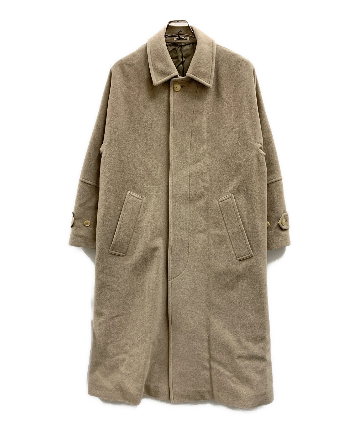 中古・古着通販】AURALEE (オーラリー) CASHMERE WOOL MOSSER BIG COAT ベージュ サイズ:34｜ブランド・古着通販  トレファク公式【TREFAC FASHION】スマホサイト