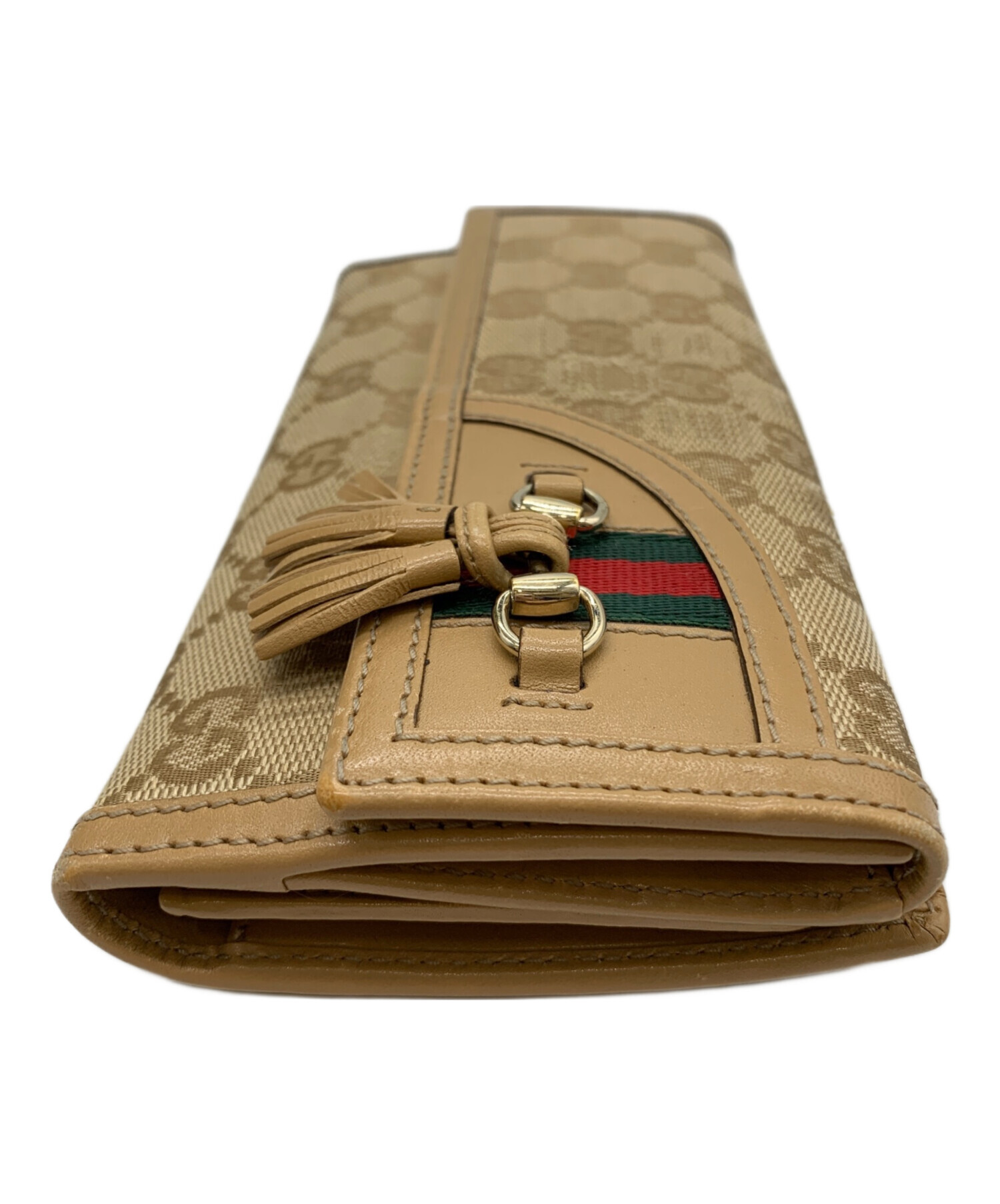 中古・古着通販】GUCCI (グッチ) 長財布 ベージュ｜ブランド・古着通販 トレファク公式【TREFAC FASHION】スマホサイト