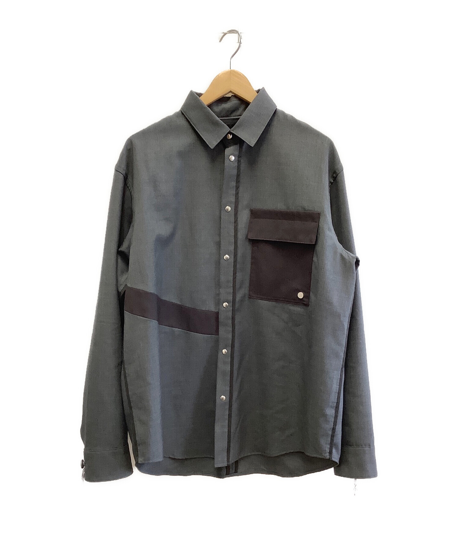 国産高品質NULABEL オフィサーシャツ ジャケット・アウター