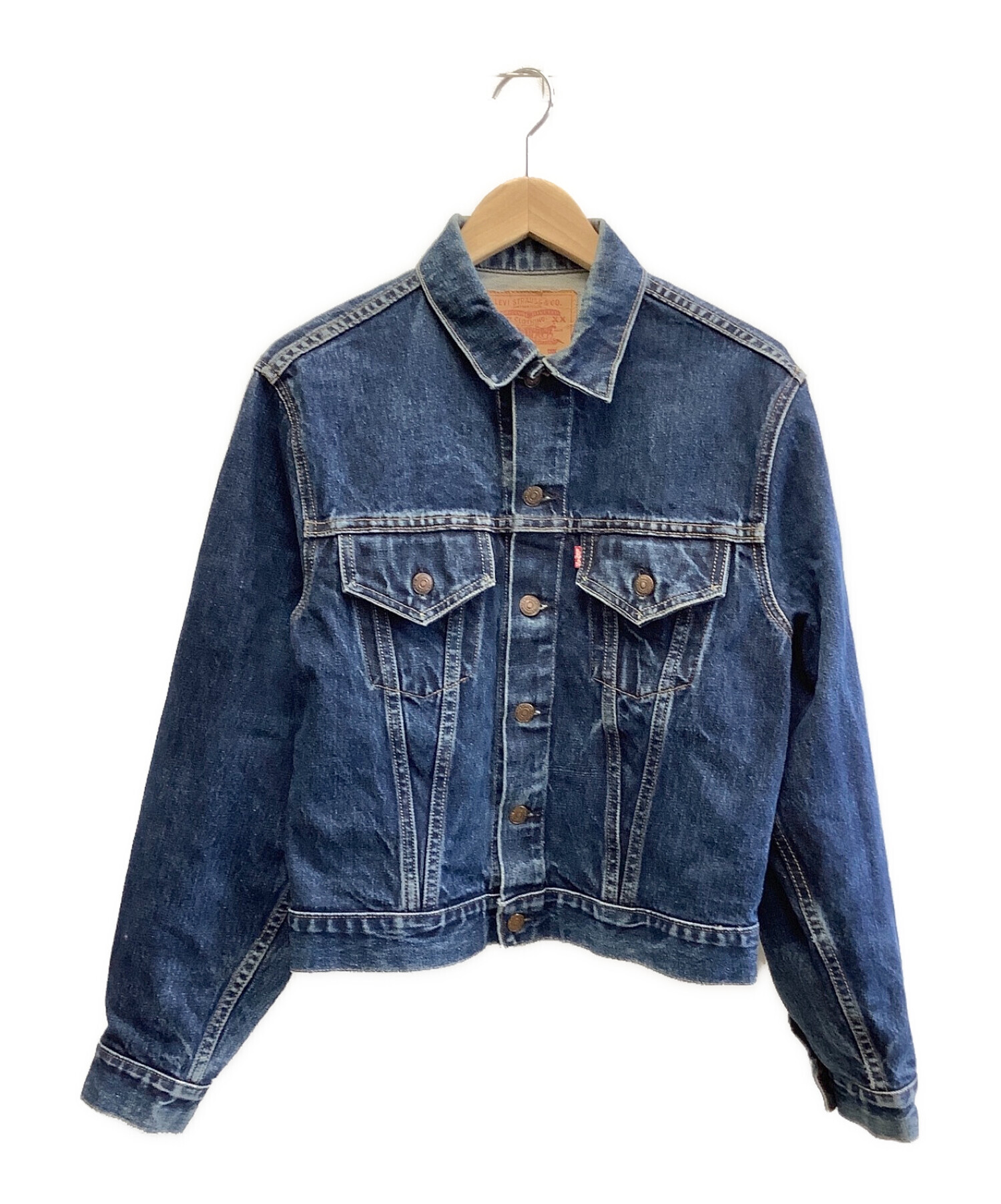 中古・古着通販】LEVI'S (リーバイス) デニムジャケット ブルー サイズ