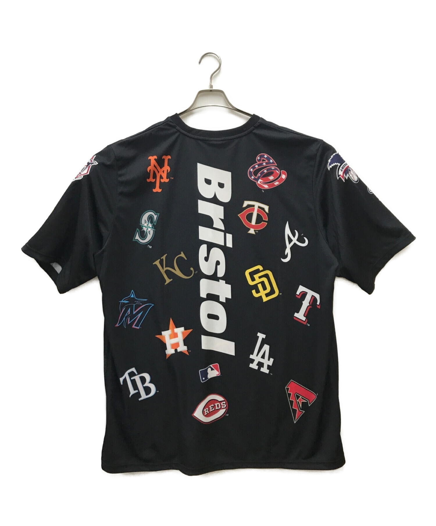メンズレア 新品 F.C.Real Bristol MLB TOUR B\u0026W Tシャツ