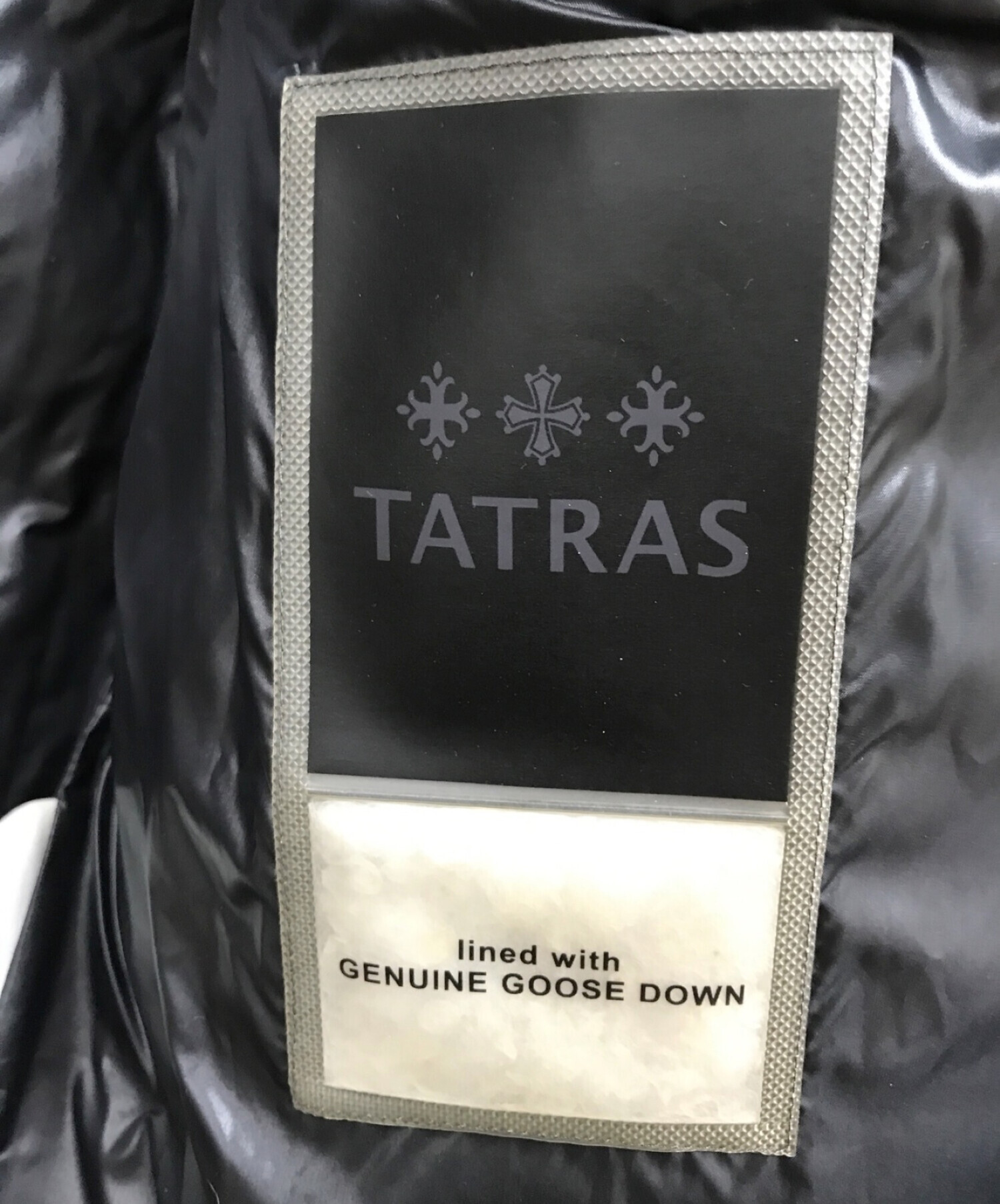 中古・古着通販】TATRAS (タトラス) ダウンジャケット ブラック サイズ:170/92A｜ブランド・古着通販 トレファク公式【TREFAC  FASHION】スマホサイト