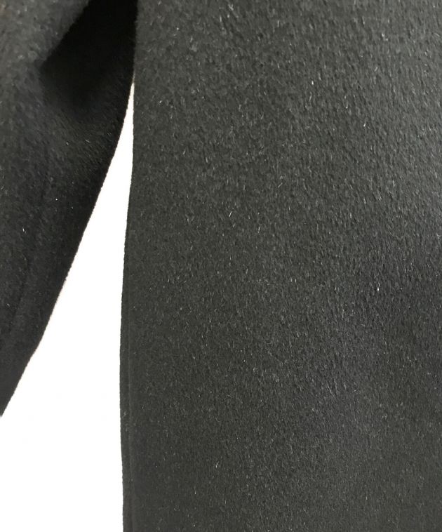 中古・古着通販】PRADA (プラダ) アンゴラ混コート ブラック サイズ:40 