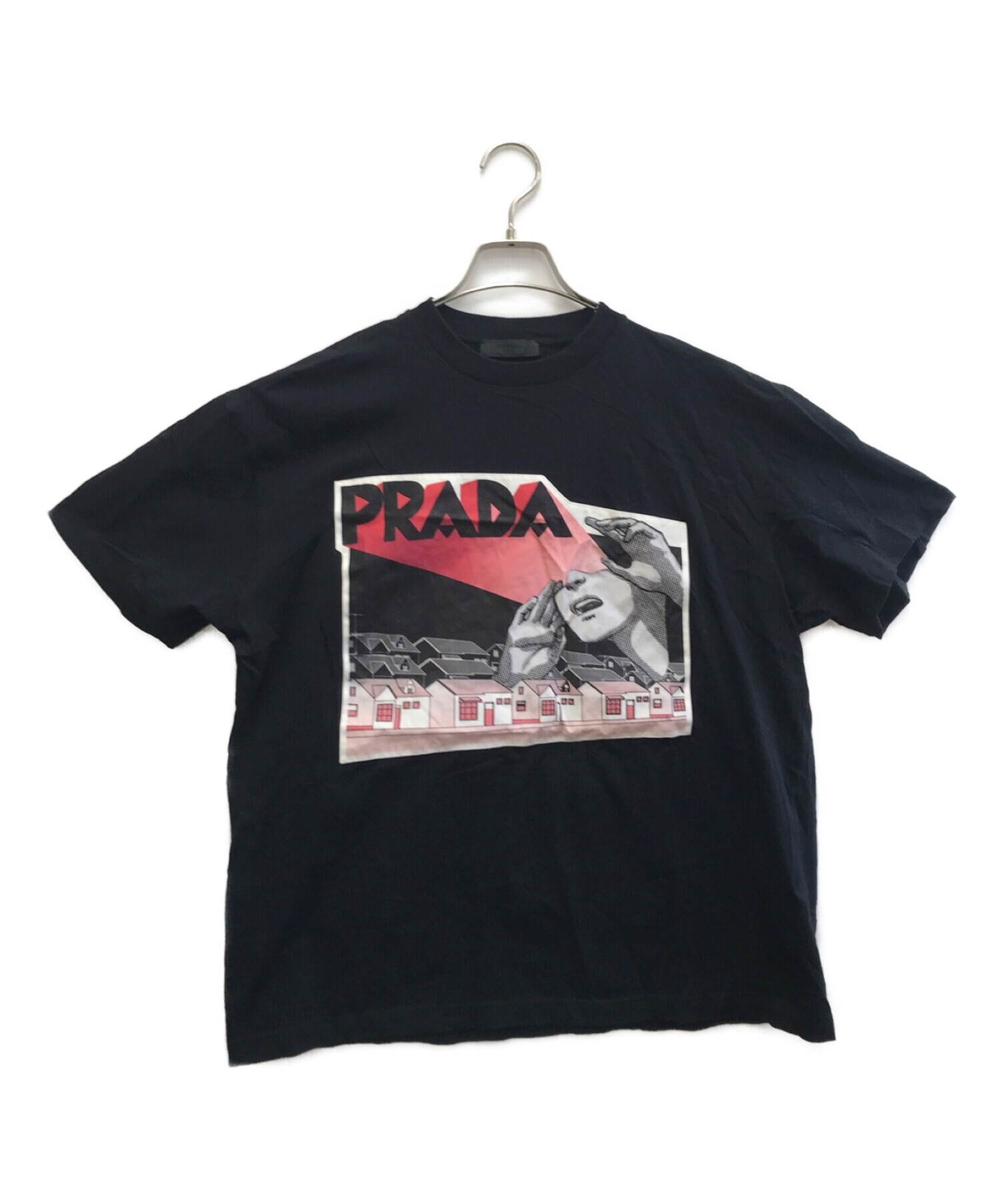 プラダ PRADA Tシャツ ブラック L