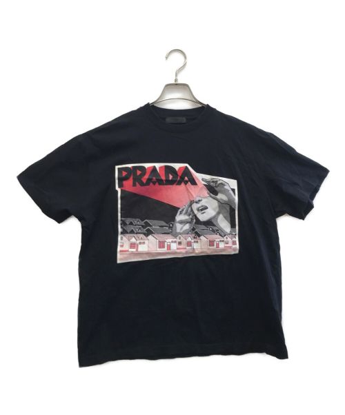 【日本限定】prada プリントtシャツ Tシャツ/カットソー(半袖/袖なし)