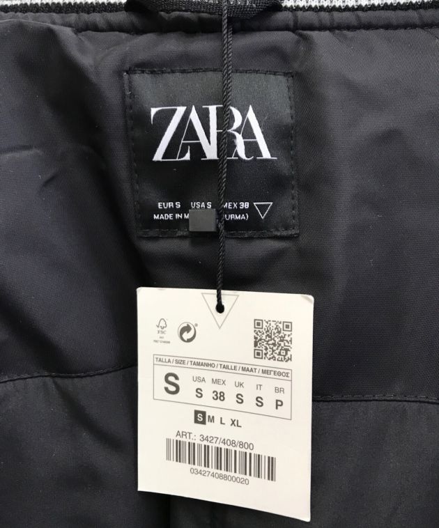 ZARA (ザラ) スタジャン ブラック×パープル×レッド サイズ:S 未使用品