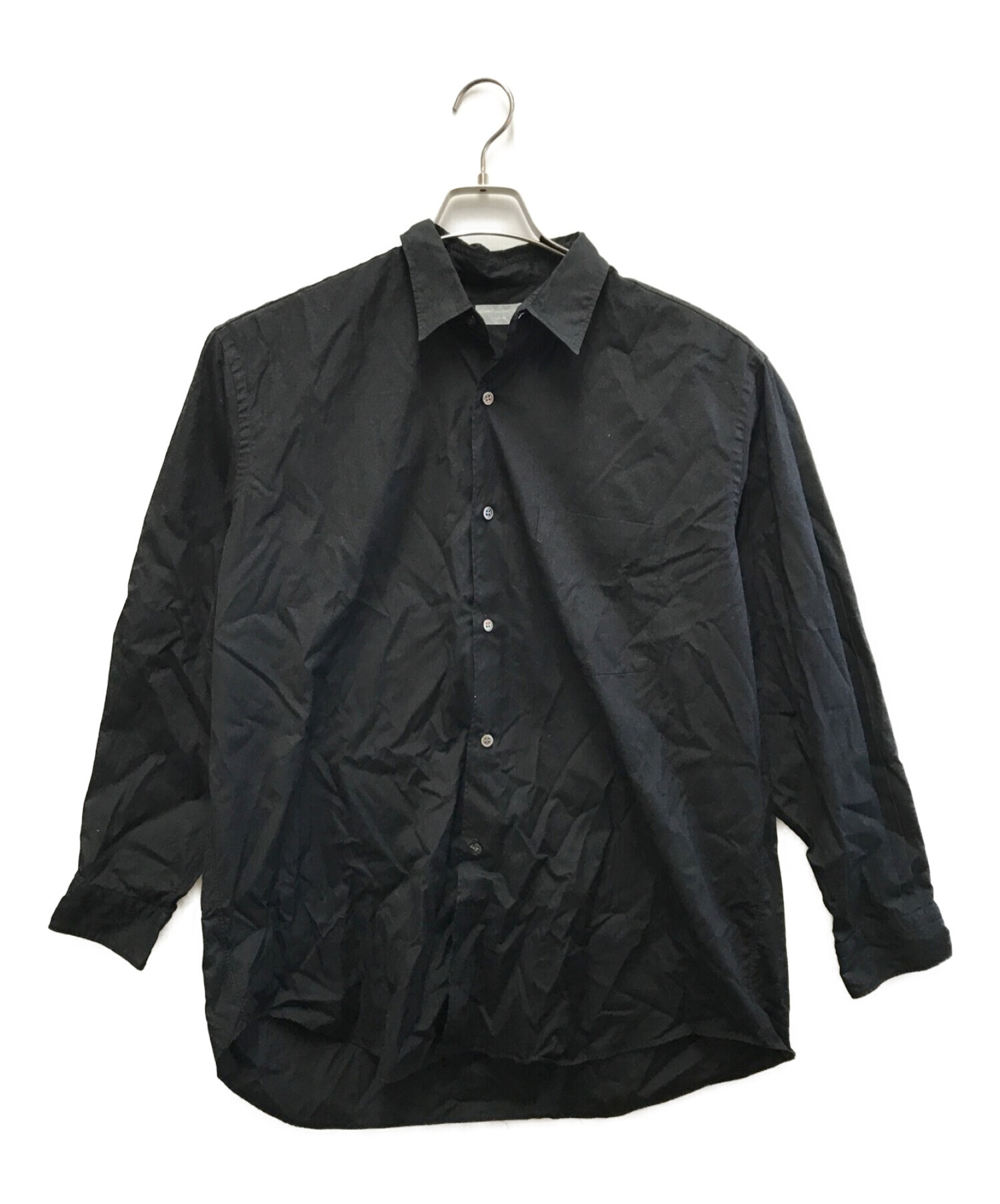 COMME des GARCONS HOMME (コムデギャルソン オム) 長袖シャツ ブラック サイズ:ED,AMANO