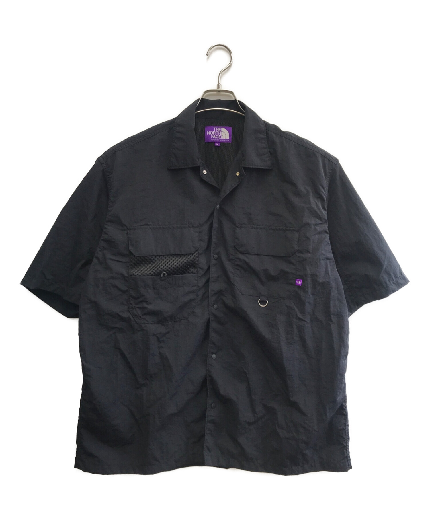 THE NORTHFACE PURPLELABEL (ザ ノースフェイス パープルレーベル) Field H/S Shirt ブラック サイズ:M