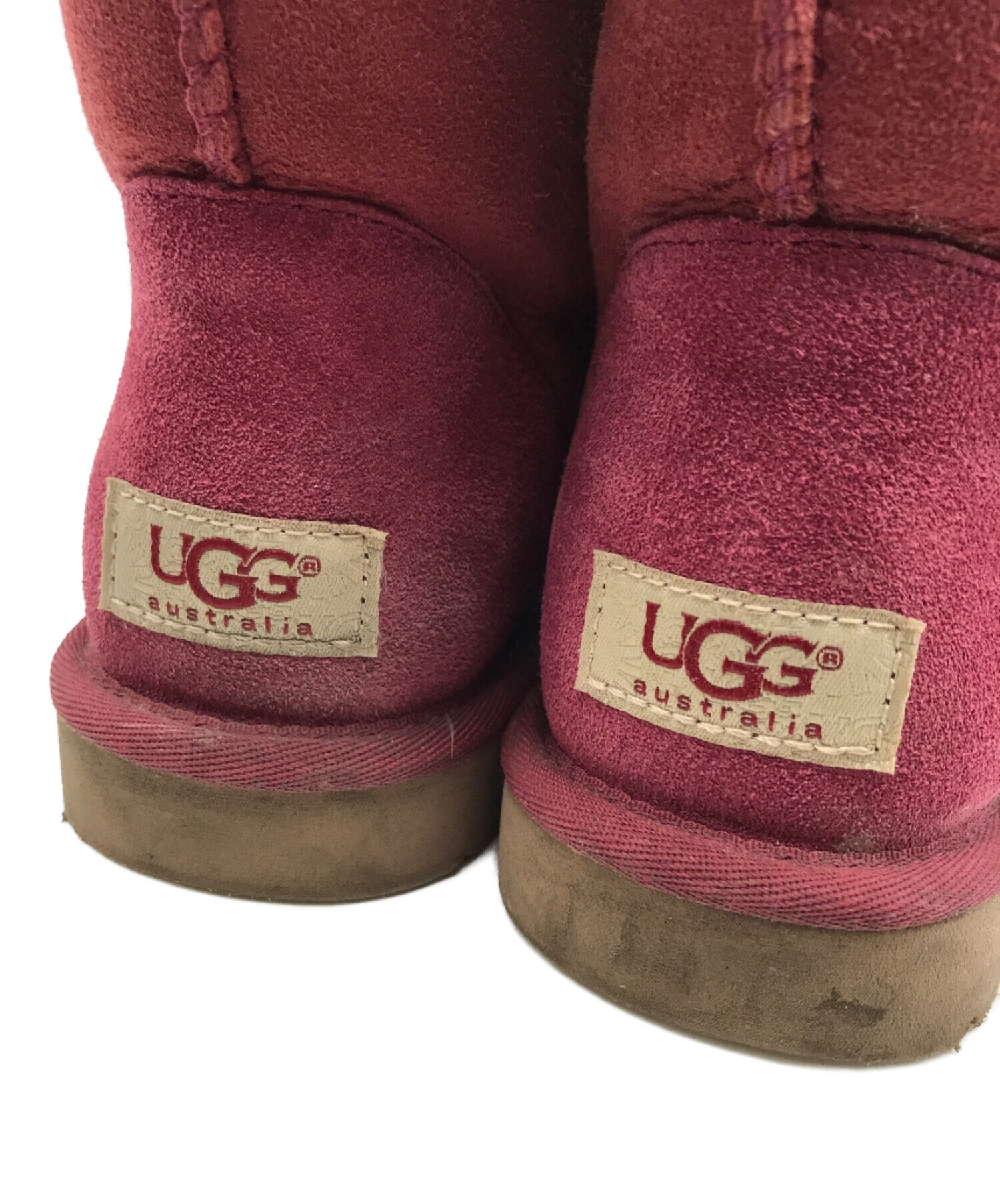 UGG (アグ) ムートンブーツ ピンク サイズ:24