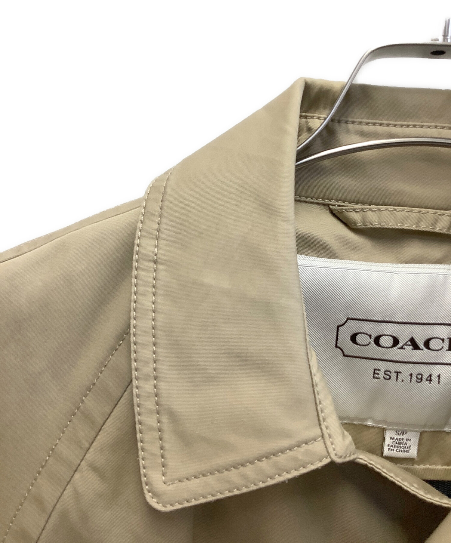 COACH (コーチ) トレンチコート ベージュ サイズ:S