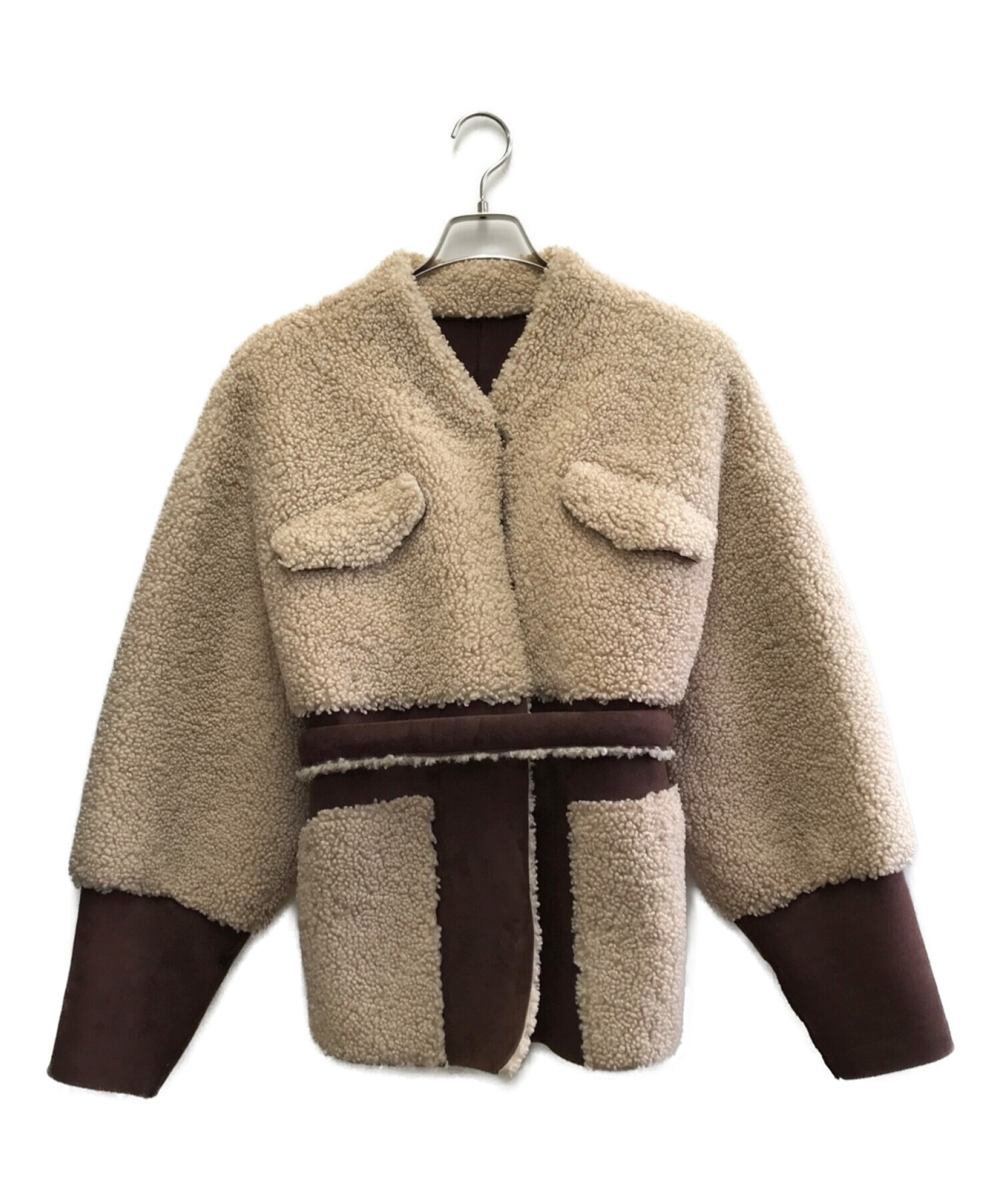 EARIH  ECO MOUTON BELTED COAT