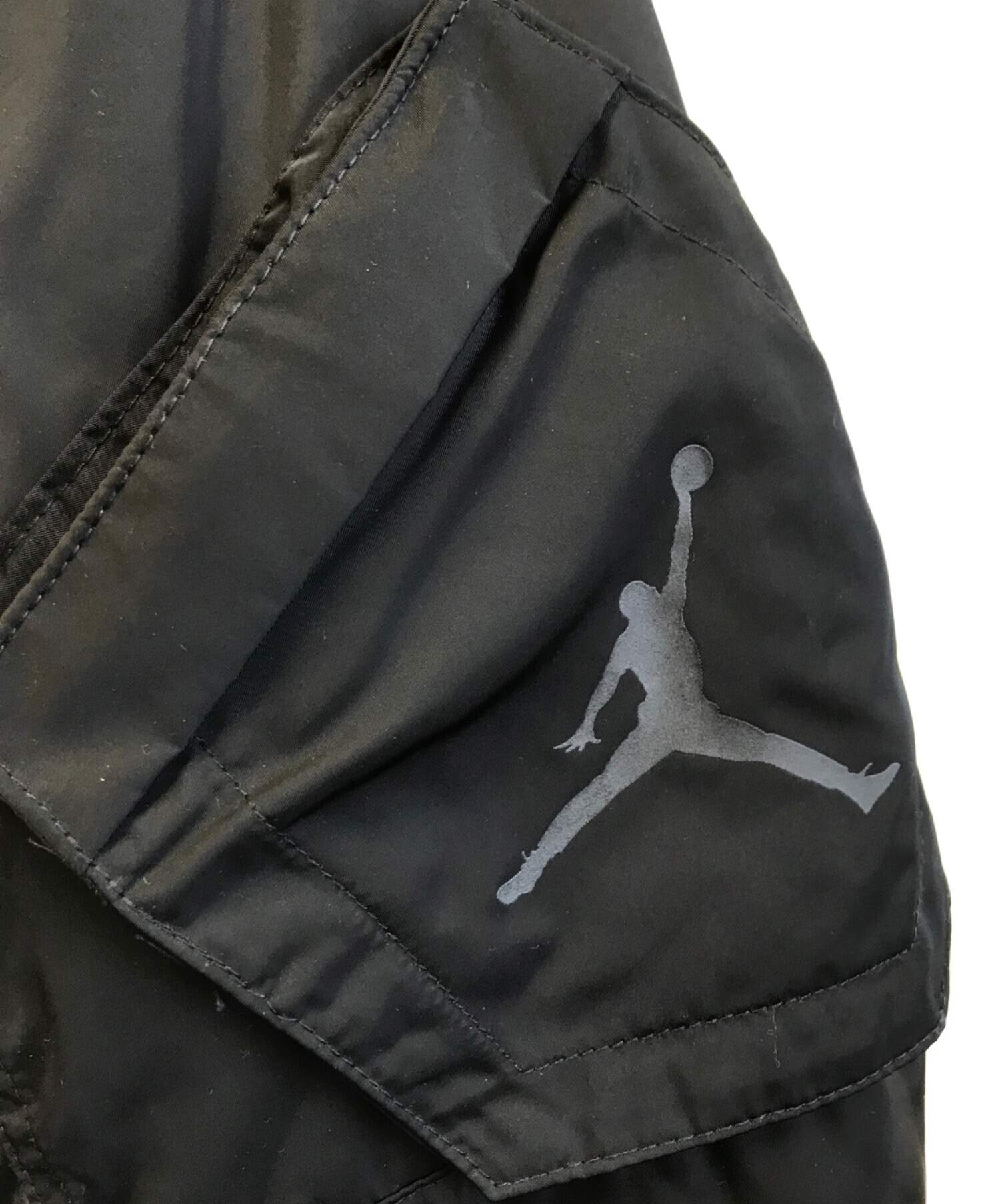 NIKE (ナイキ) JORDAN MA-1 JACKET ブラック×オレンジ サイズ:L