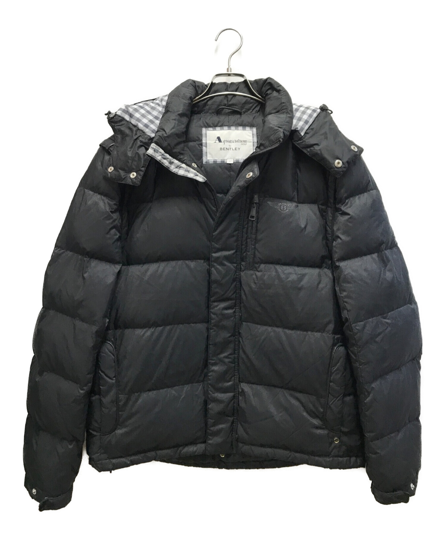 Aquascutum (アクアスキュータム) bentley (ベントレー) ダウンジャケット ブラック サイズ:L