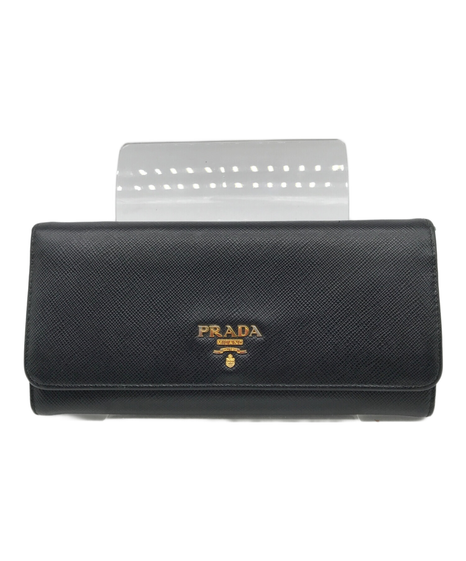 中古・古着通販】PRADA (プラダ) 長財布 ブラック｜ブランド・古着通販 トレファク公式【TREFAC FASHION】スマホサイト